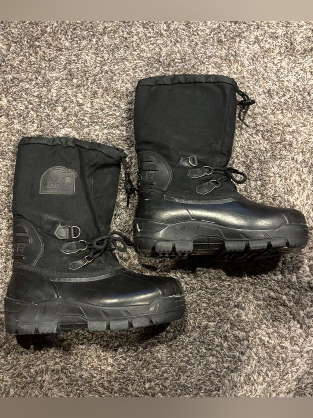 SOREL Sorel Black Logo Patch Winter Boots Size US 10 / EU 43 - 1 Thumbnail