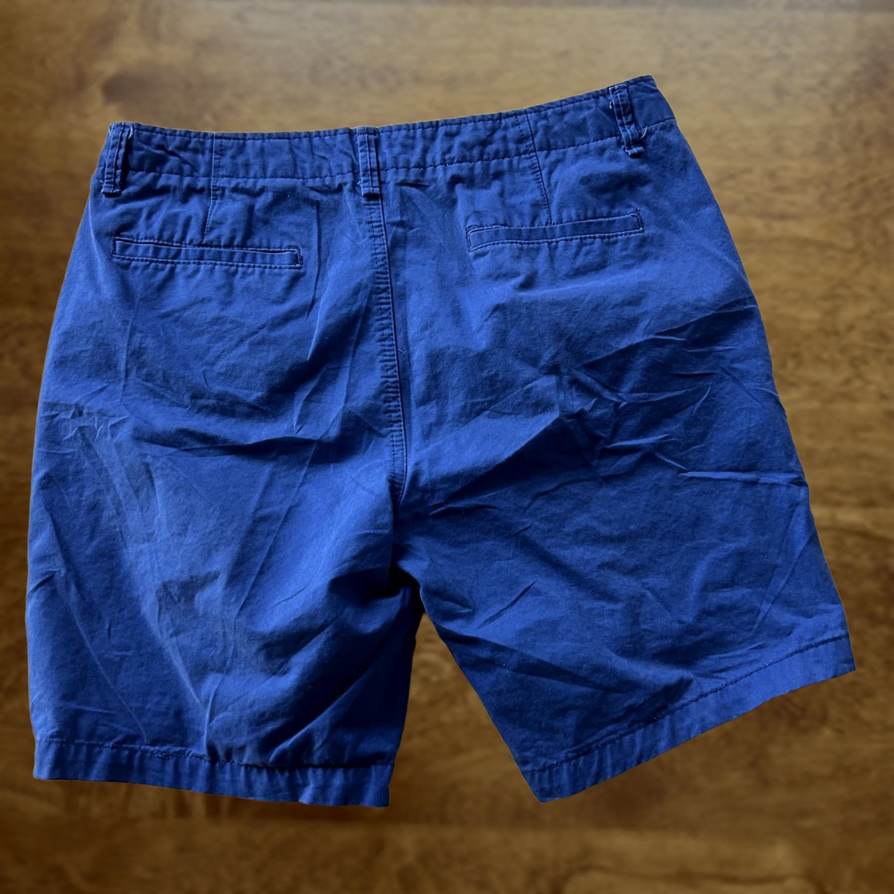 Aeropostale Aeropostale Shorts Mens 34 Chino Flat Front Casual Summer Walkshorts Blue Size US 34 / EU 50 - 1 Thumbnail