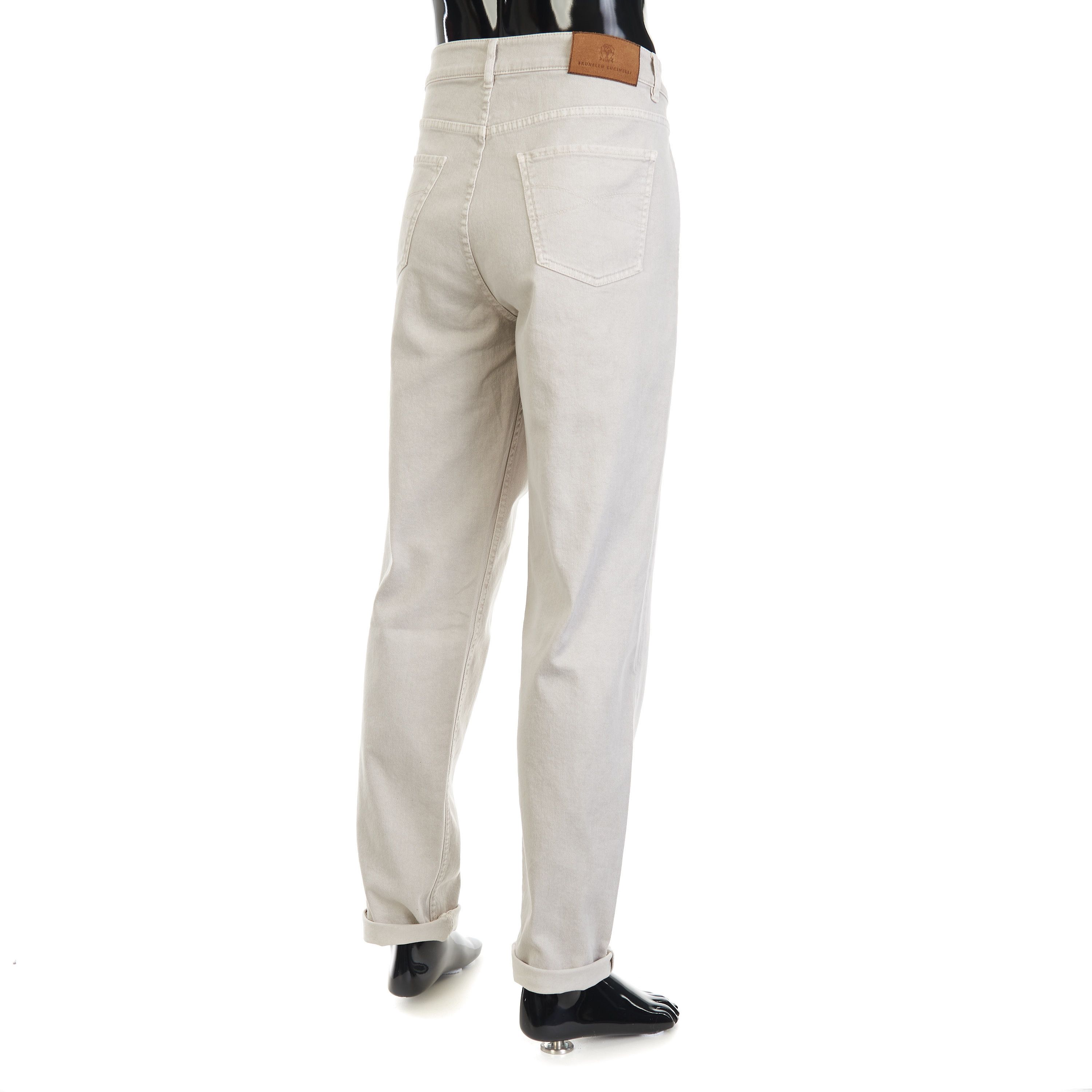 Brunello Cucinelli Five-Pocket Trousers - Garment Dyed Comfort Lightweight Size US 38 / EU 54 - 5 Thumbnail