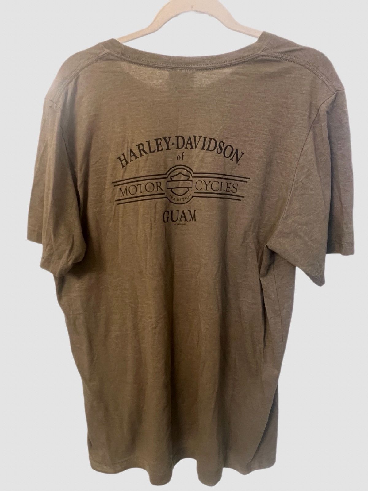 Harley Davidson Vintage Y2K Harley Davidson rare Guam!! 🔥🔥 Size US XL / EU 56 / 4 - 2 Thumbnail