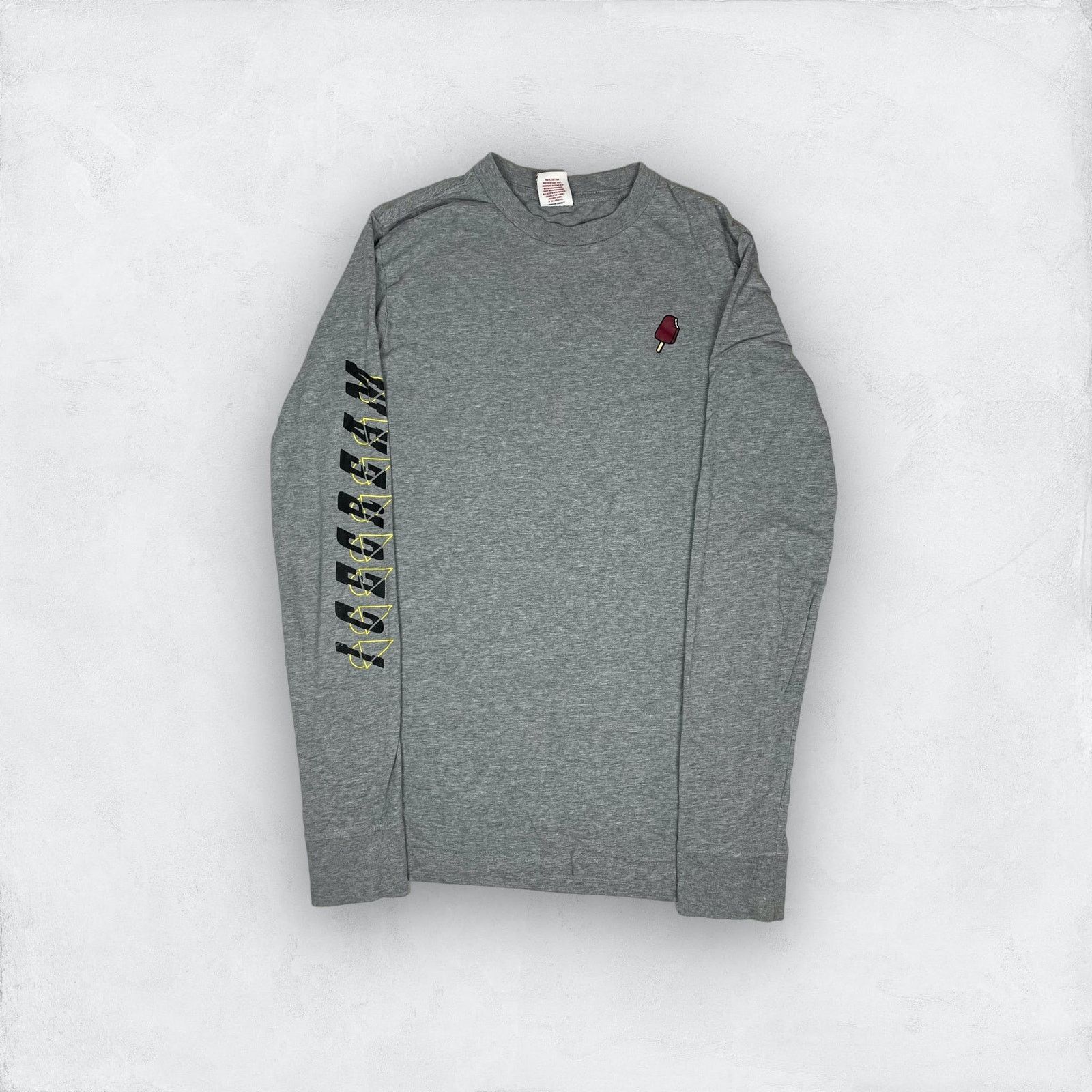 Icecream Ice Cream Men Gray Cotton Long Sleeve Pullover T-Shirt Small Size US S / EU 44-46 / 1 - 1 Thumbnail