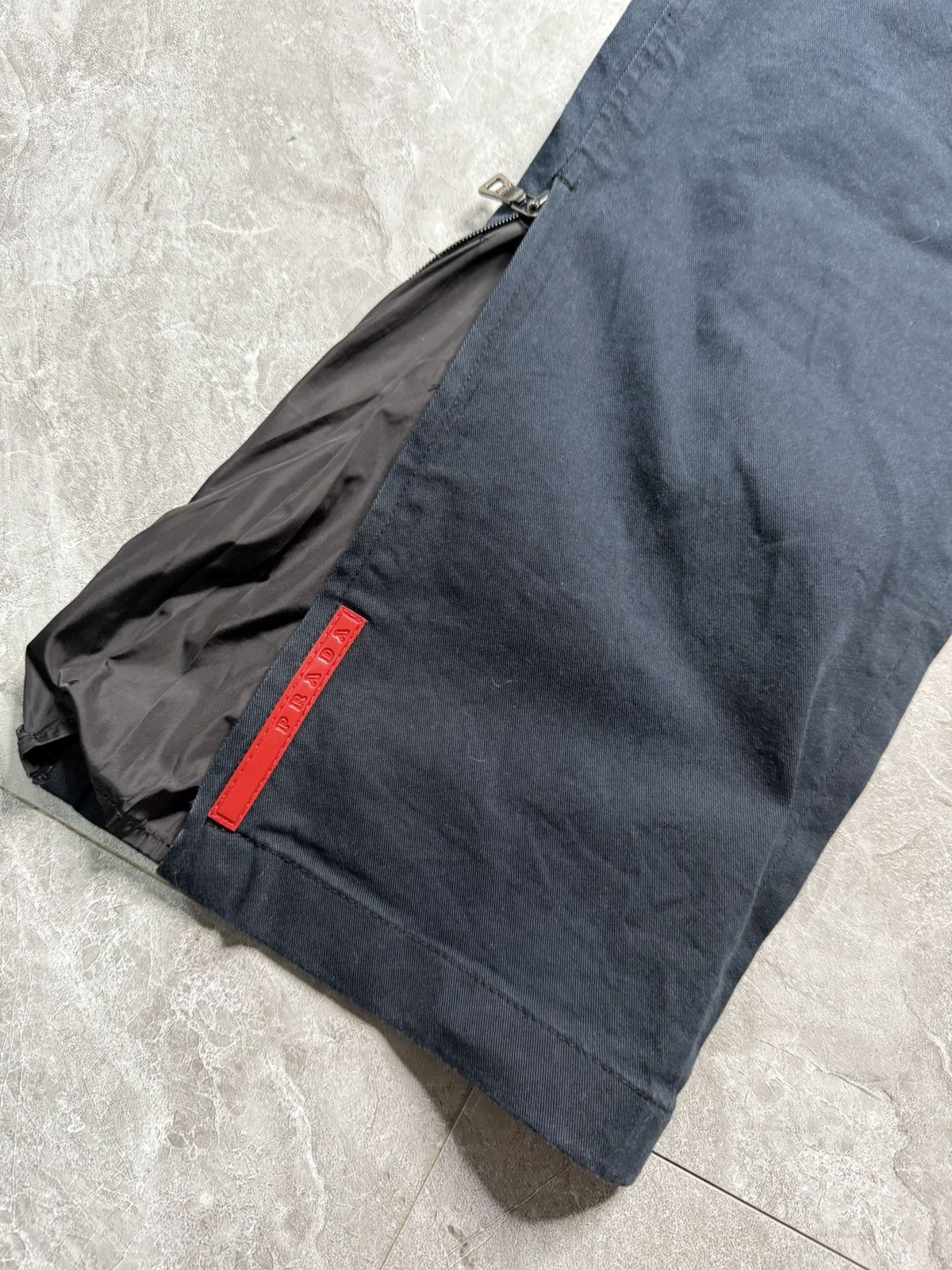 Prada Prada Red Tab Utility Trouser “elastic cotton material” Size US 31 - 7 Thumbnail