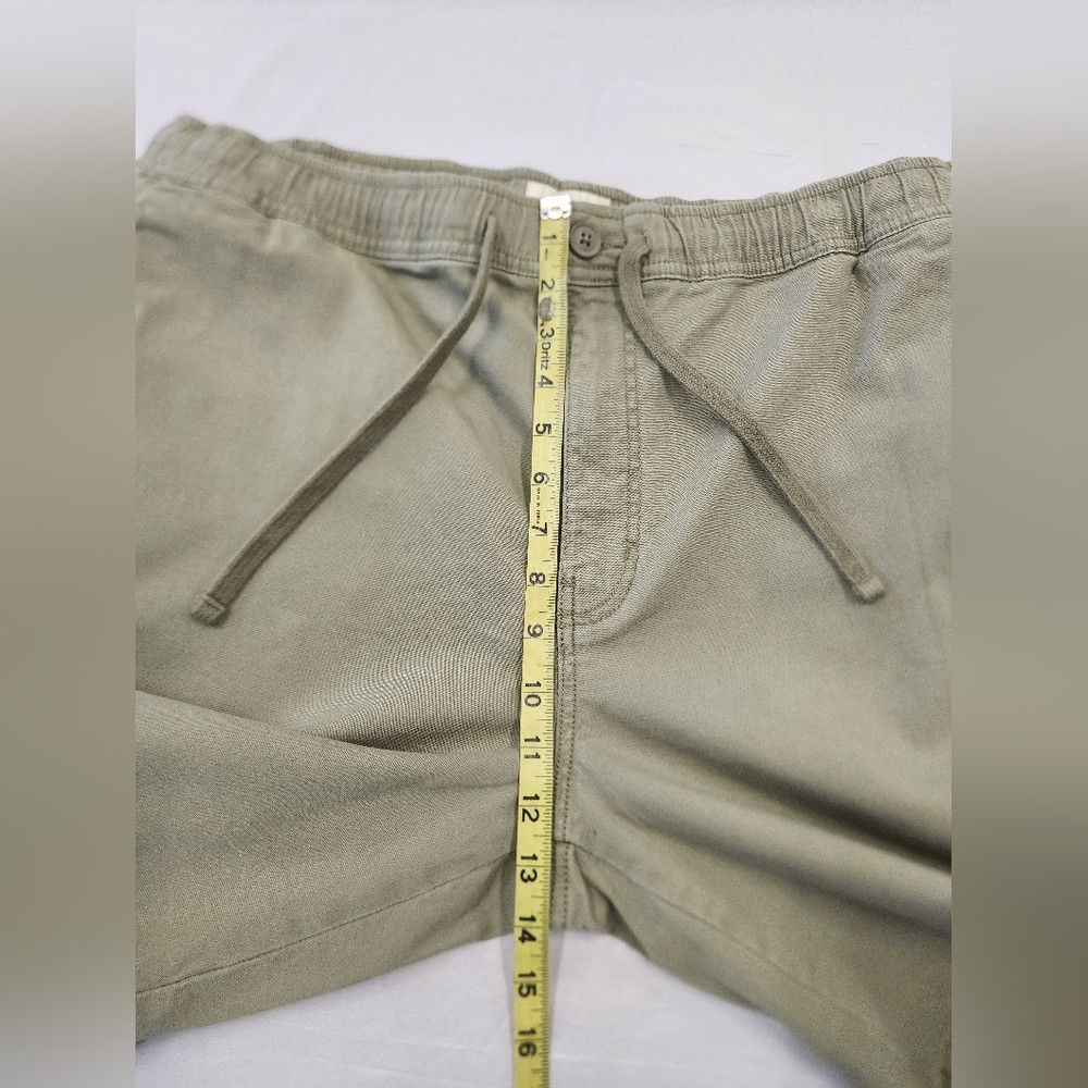 Shorty's Skateboards Mutual Waves Green Khaki Shorts Elastic Waist Drawstring XL Size US 38 / EU 54 - 6 Thumbnail