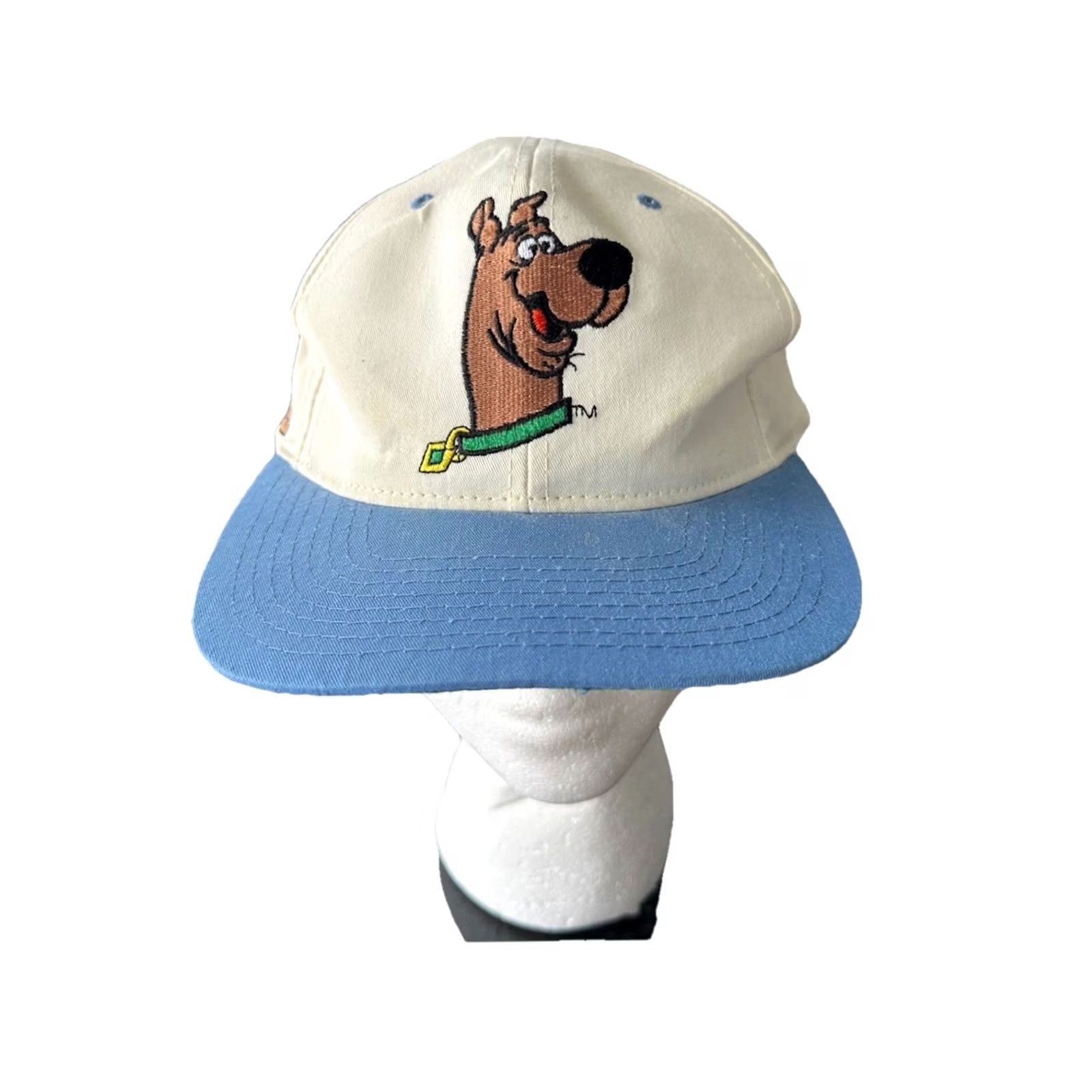 American Needle VINTAGE 1993 Scooby Doo Snapback American Needle 90s White Cotton Men One Size Adjustable Hats Size ONE SIZE - 2 Thumbnail