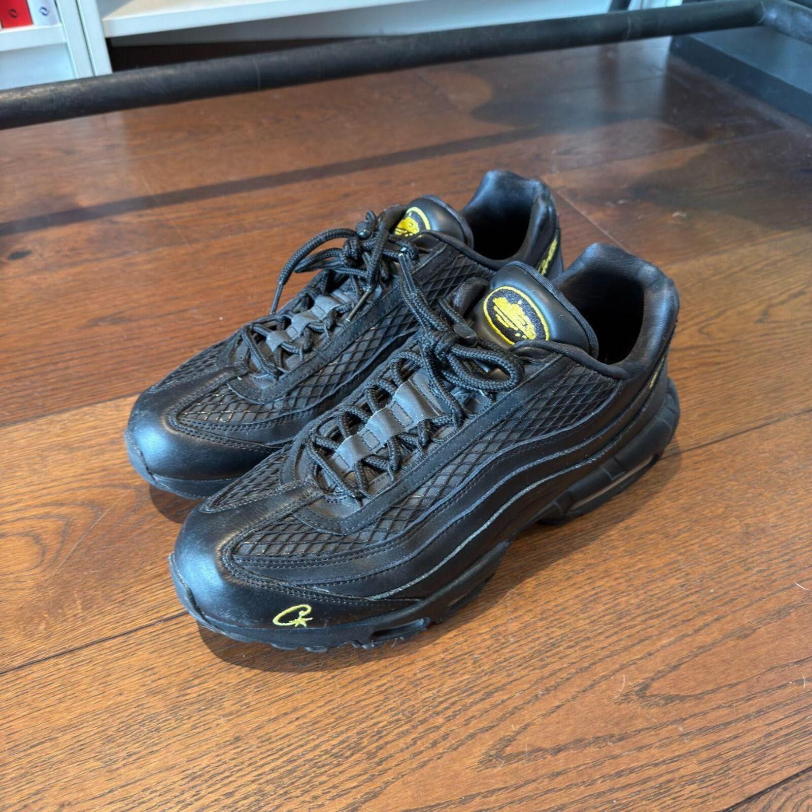 Nike Nike air max 95 corteiz crtz honey blacks black/yellow uk11 Size US 12 / EU 45 - 1 Thumbnail
