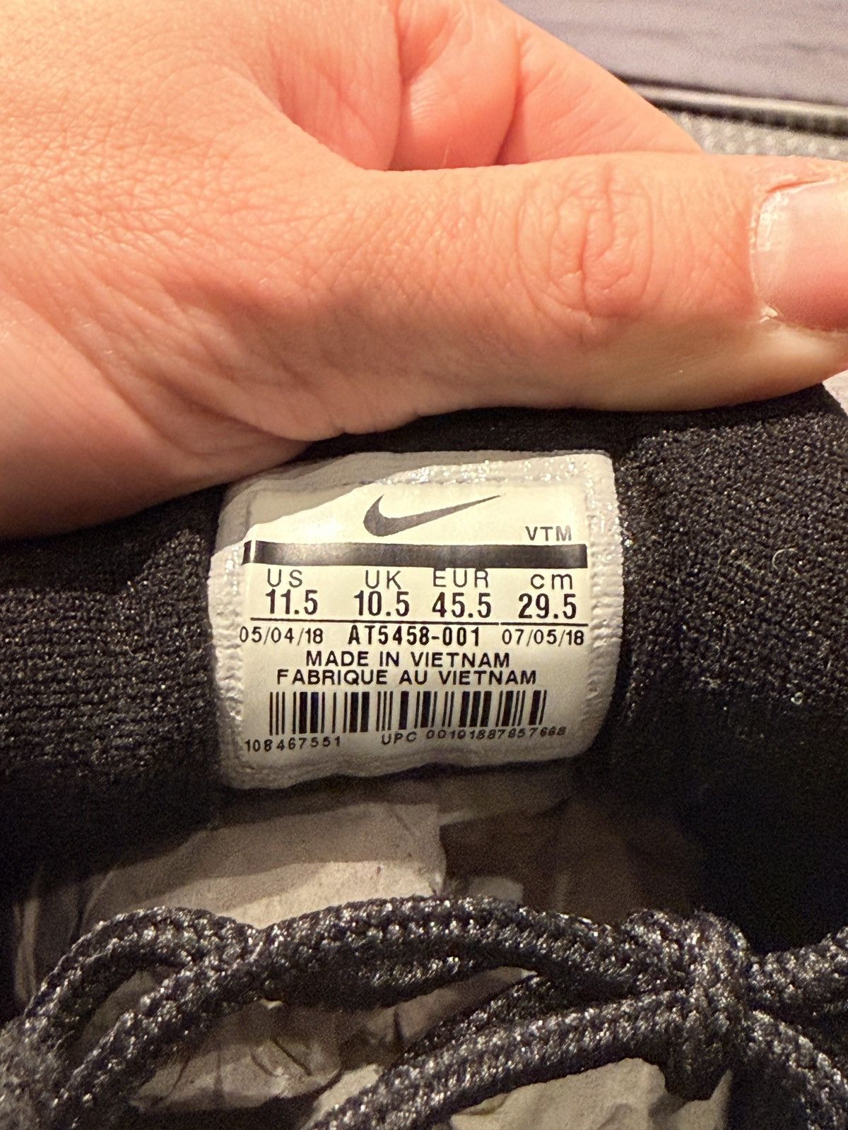 Nike Nike Air Max 97 Silver Black Size US 11.5 / EU 44-45 - 5 Thumbnail
