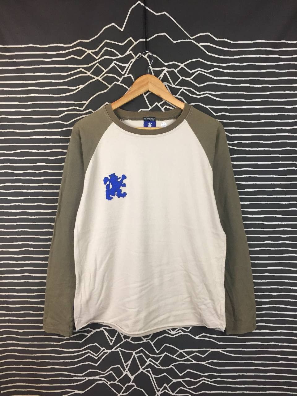 R.Newbold R. Newbold by Paul Smith Big Logo Long Sleeve Raglan Tee Size US M / EU 48-50 / 2 - 2 Thumbnail