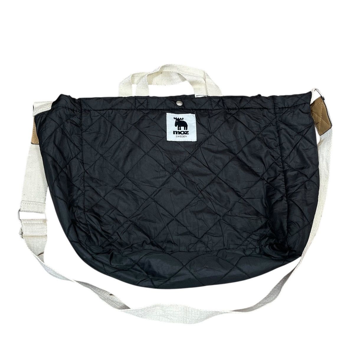 Vintage MOZ Sweden Quilted Nylon Tote Bag Crossbody Shoulder Bag Size ONE SIZE - 1 Thumbnail