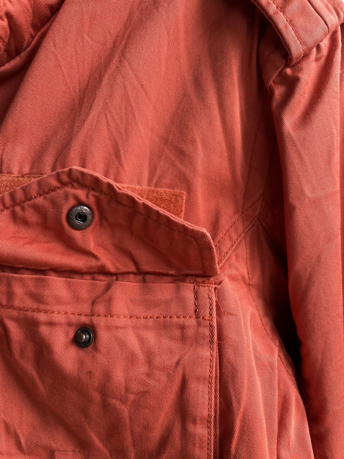 Japanese Brand Hum parka jacket m65 style orange Size US L / EU 52-54 / 3 - 5 Thumbnail
