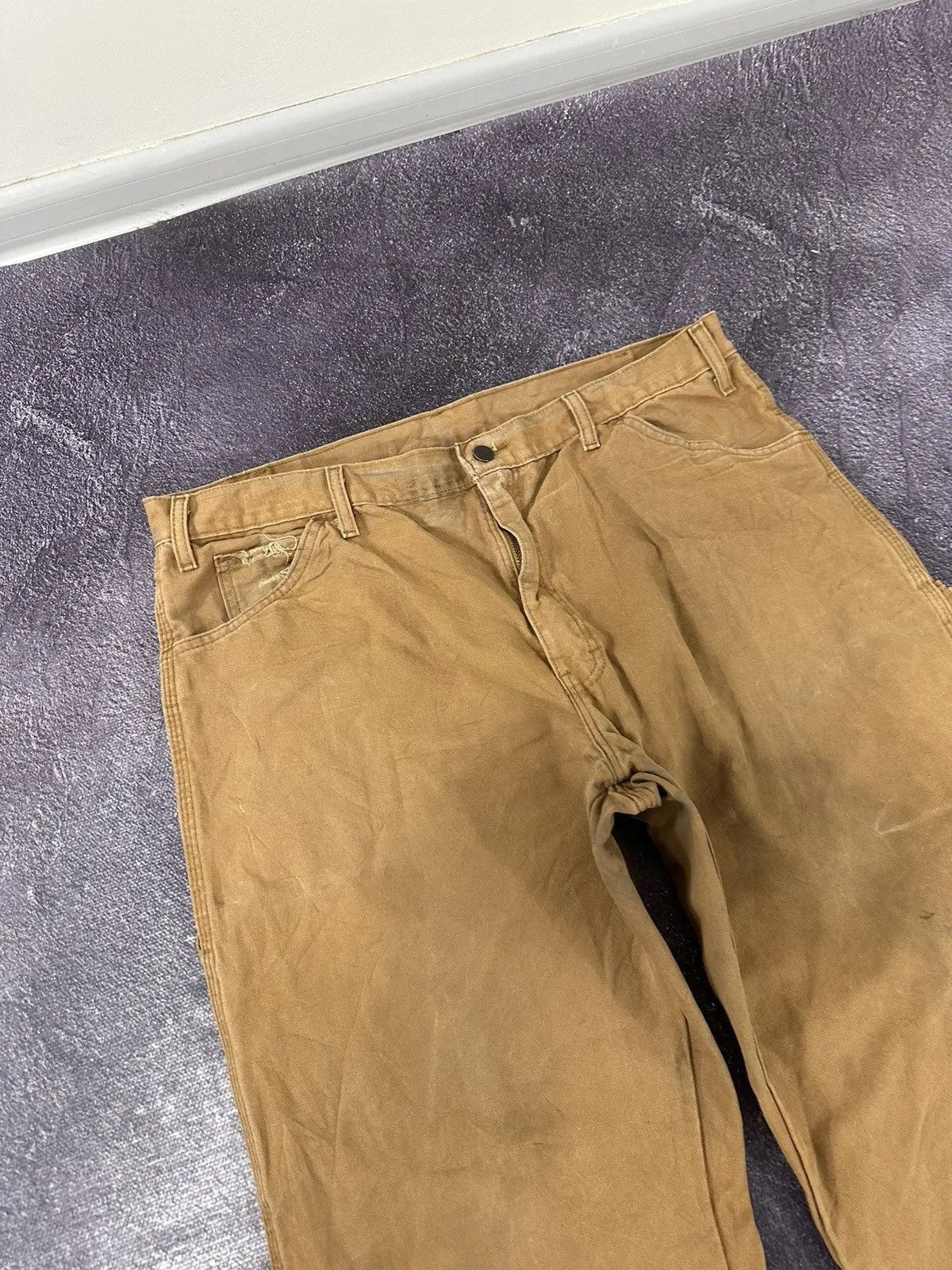 Dickies × Vintage Vintage Dickies Orange American Carpenter Work Baggy Pants Size US 38 / EU 54 - 8 Thumbnail