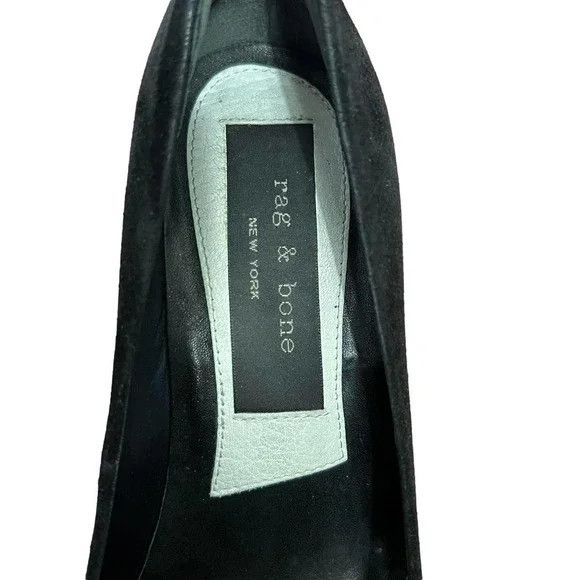Rag & Bone Rag & Bone Black Suede Pumps Heels Size US 5.5 / IT 35.5 - 5 Thumbnail