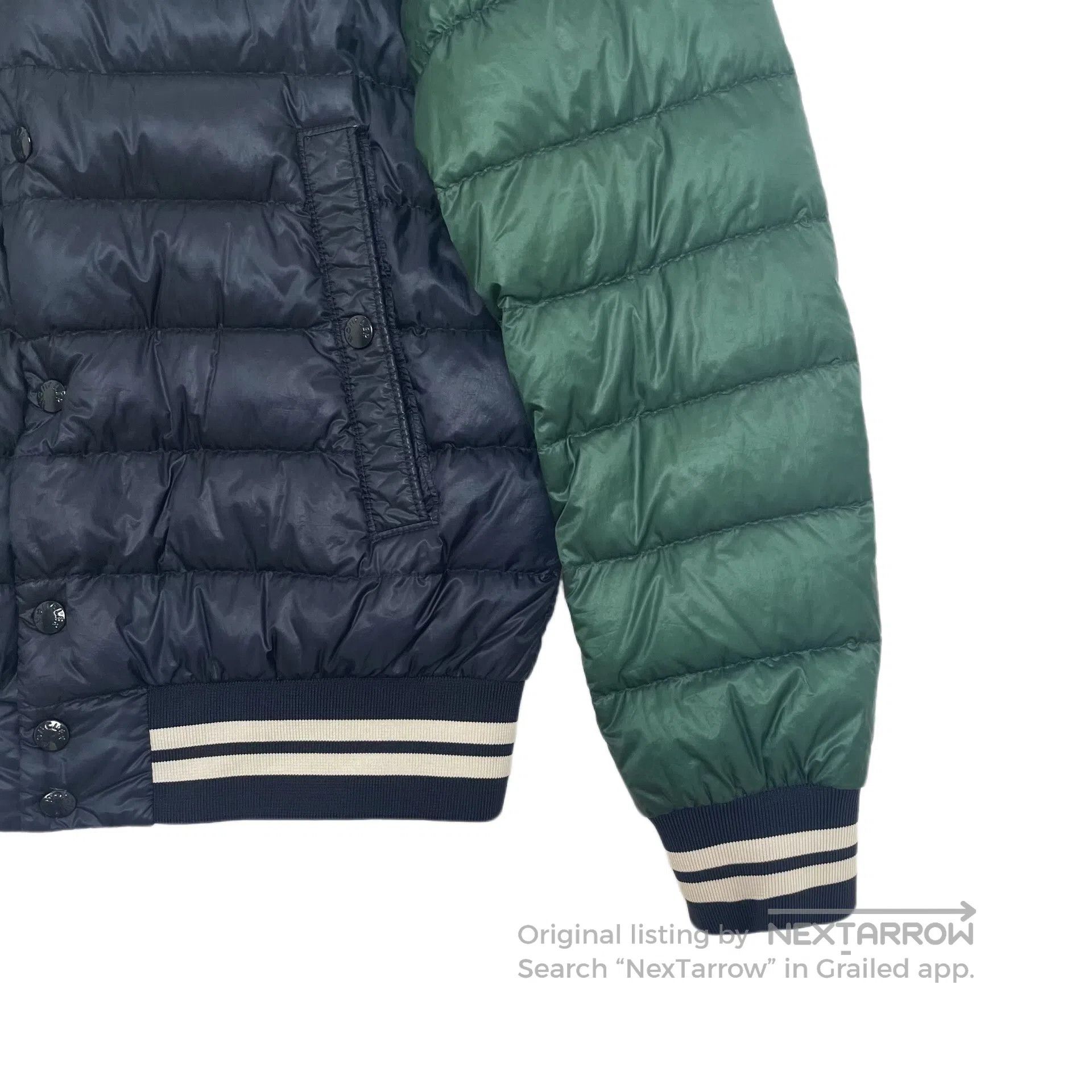 Moncler Moncler Color-block logo patch lapel zipper long-sleeve si Size US L / EU 52-54 / 3 - 4 Thumbnail