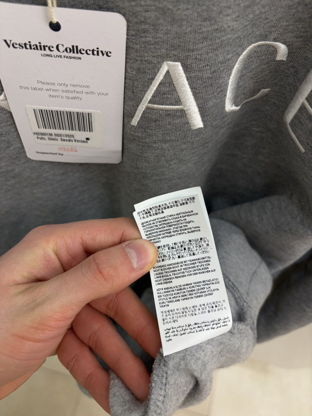 Versace Versace Men’s Sweatshirt Size US XXL / EU 58 / 5 - 9 Thumbnail