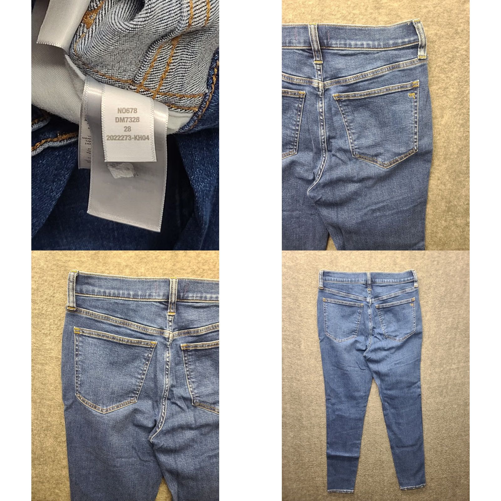 Madewell Madewell Jeans Women’s Size 28x27 High Rise Roadtripper Stretch Distressed Denim Blue 5-Pocket Regular Boys? Womens? Size 28" / US 6 / IT 42 - 9 Thumbnail