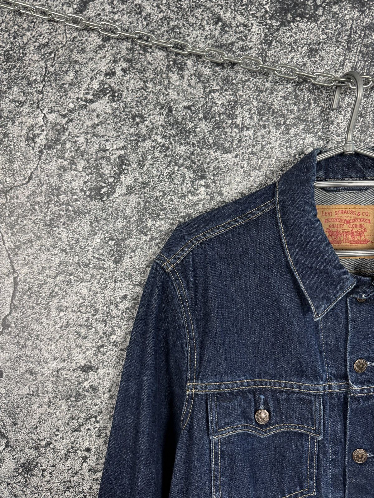 Levi's Men’s Levi’s Vintage Denim Jacket Jean Trucker 90s Size M Size US M / EU 48-50 / 2 - 3 Thumbnail