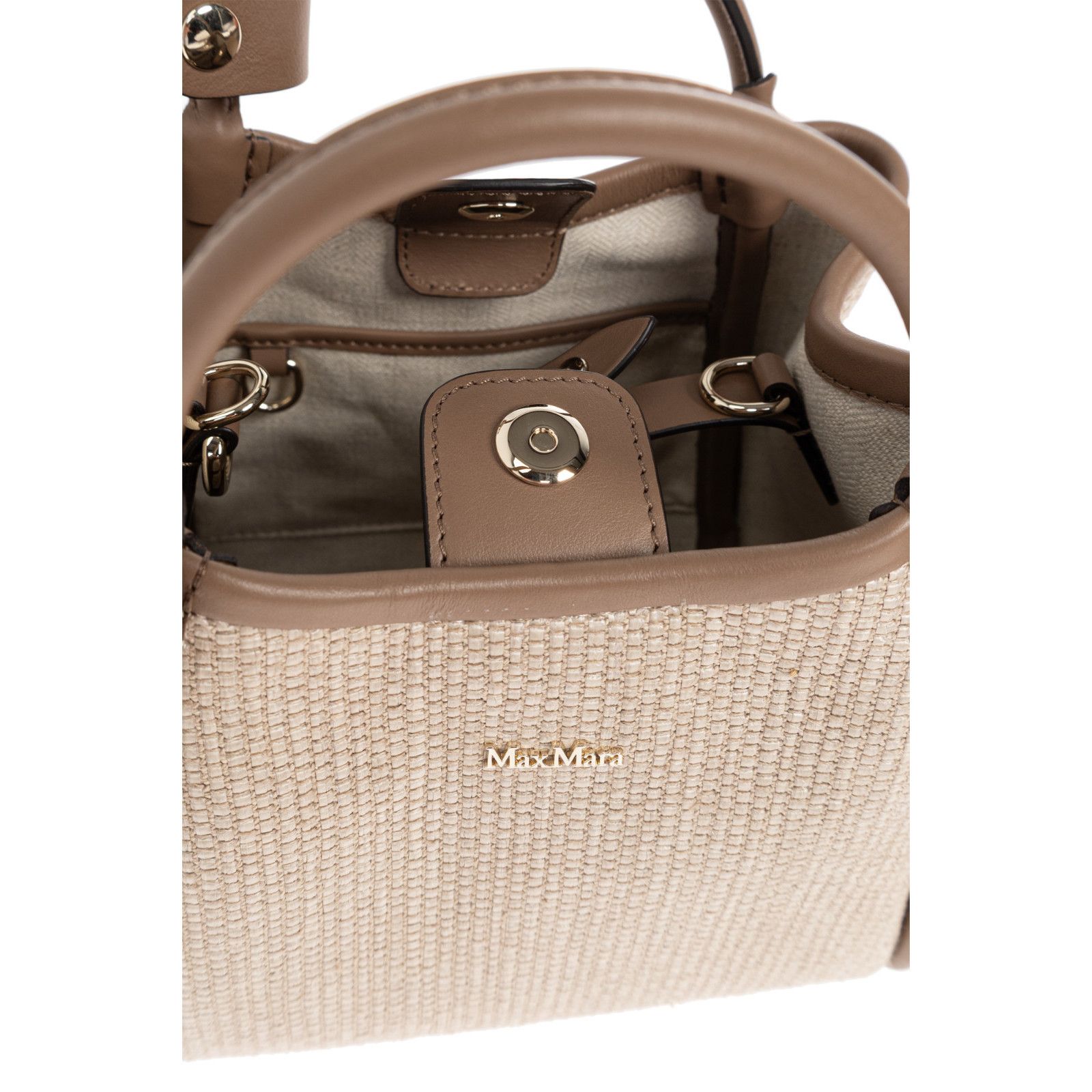 Max Mara MAX MARA Marine Small Brown Top Handle Bag New Size ONE SIZE - 4 Thumbnail