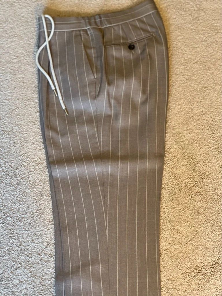 Suitsupply Linen Drawstring Dress Pant Size US 26 / EU 42 - 1 Preview