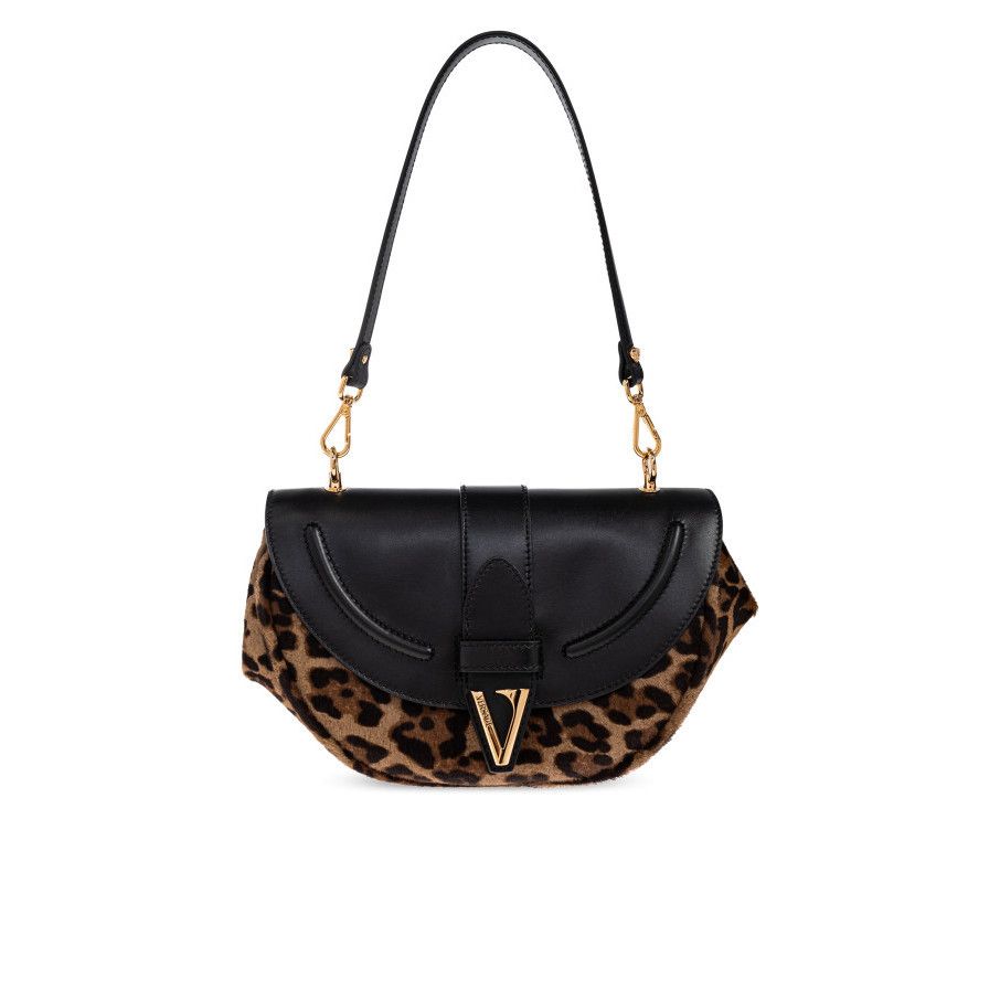 Versace VERSACE Virtus Brown Leather Shoulder Bag New & Authentic Size ONE SIZE - 1 Thumbnail