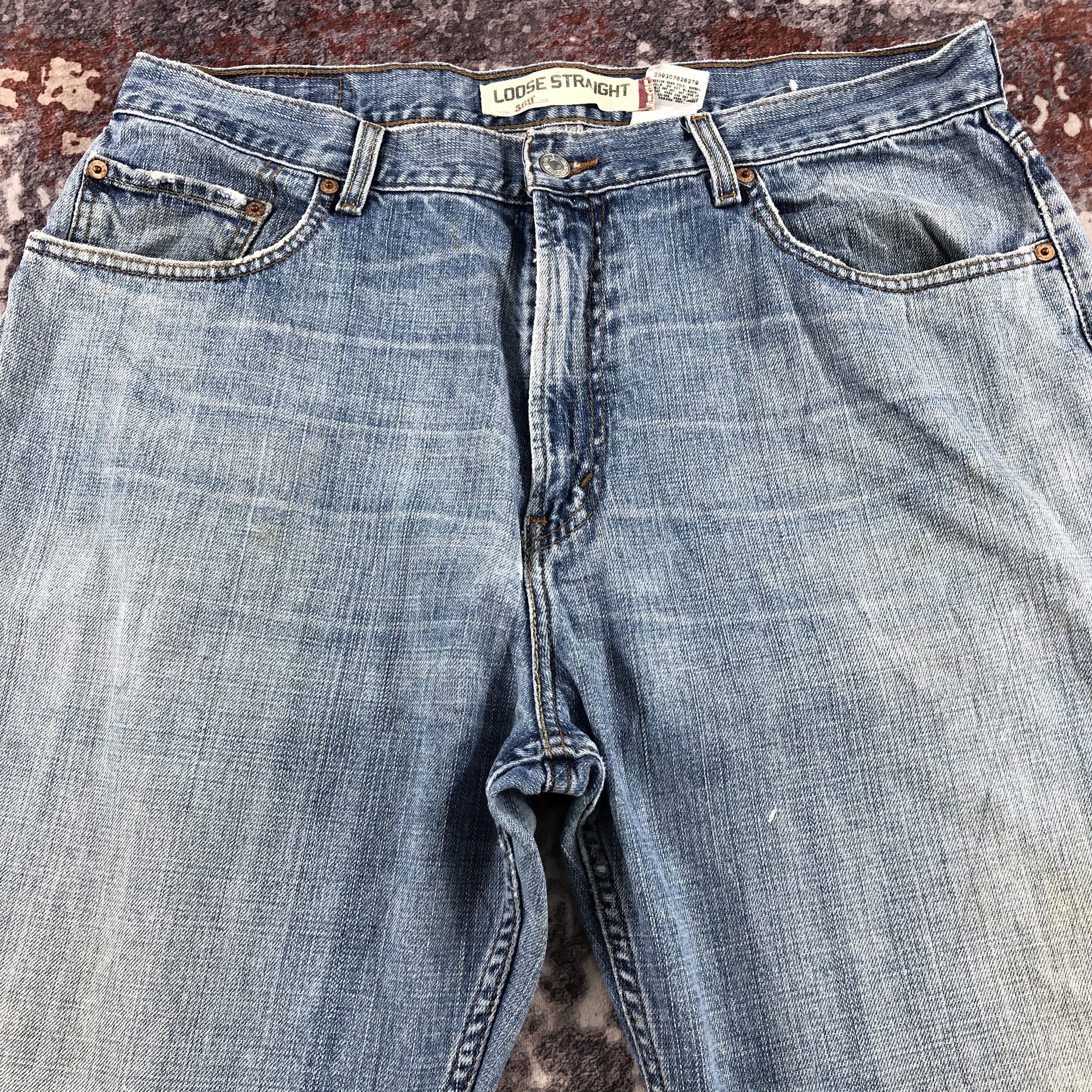 Levi's × Vintage Vintage Blue Wash Levis 569 Jeans-JM3022 Size US 37 - 3 Thumbnail