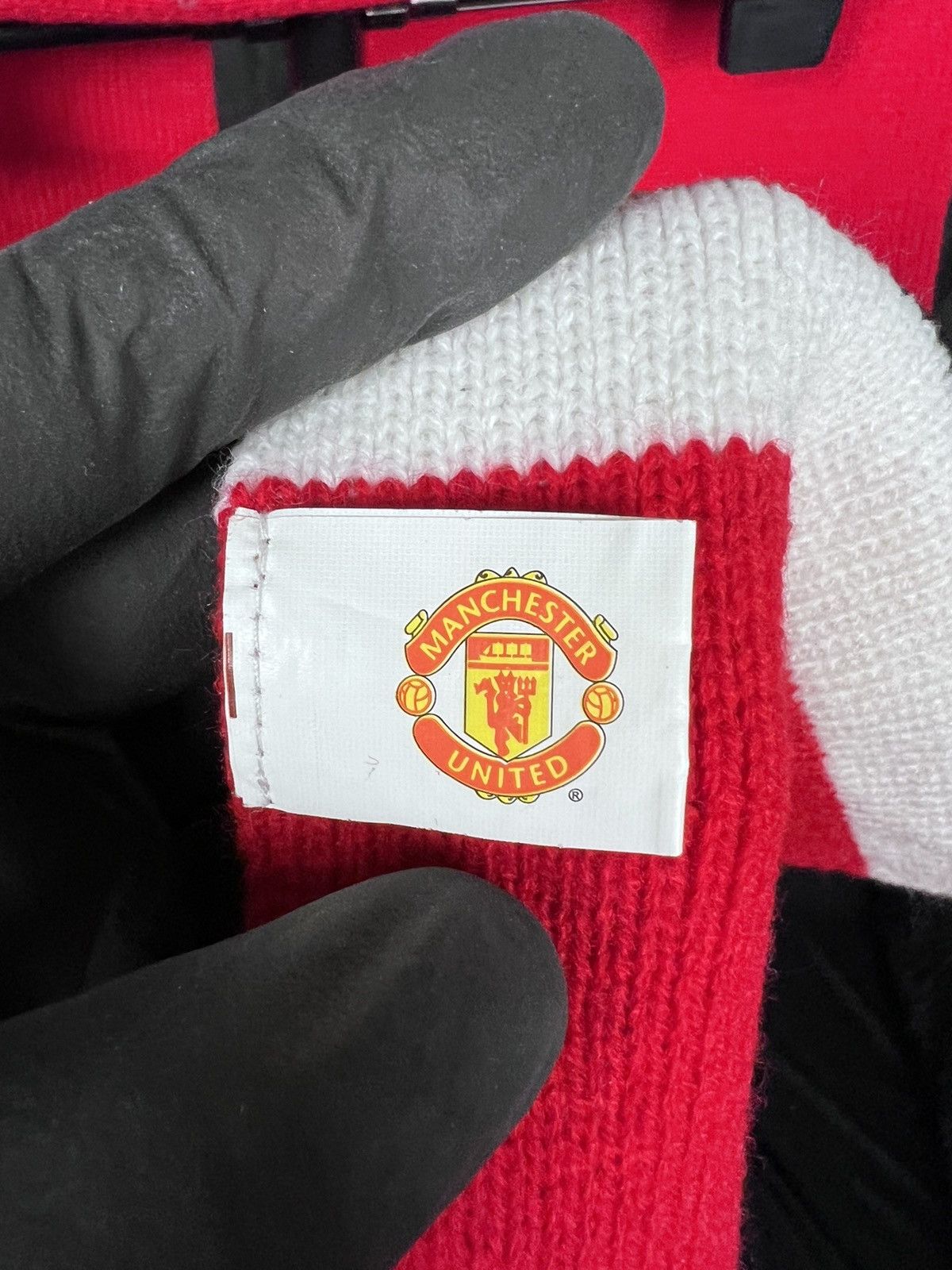 Vintage 🔴 Official Manchester United scarf merch stripped Size ONE SIZE - 5 Thumbnail