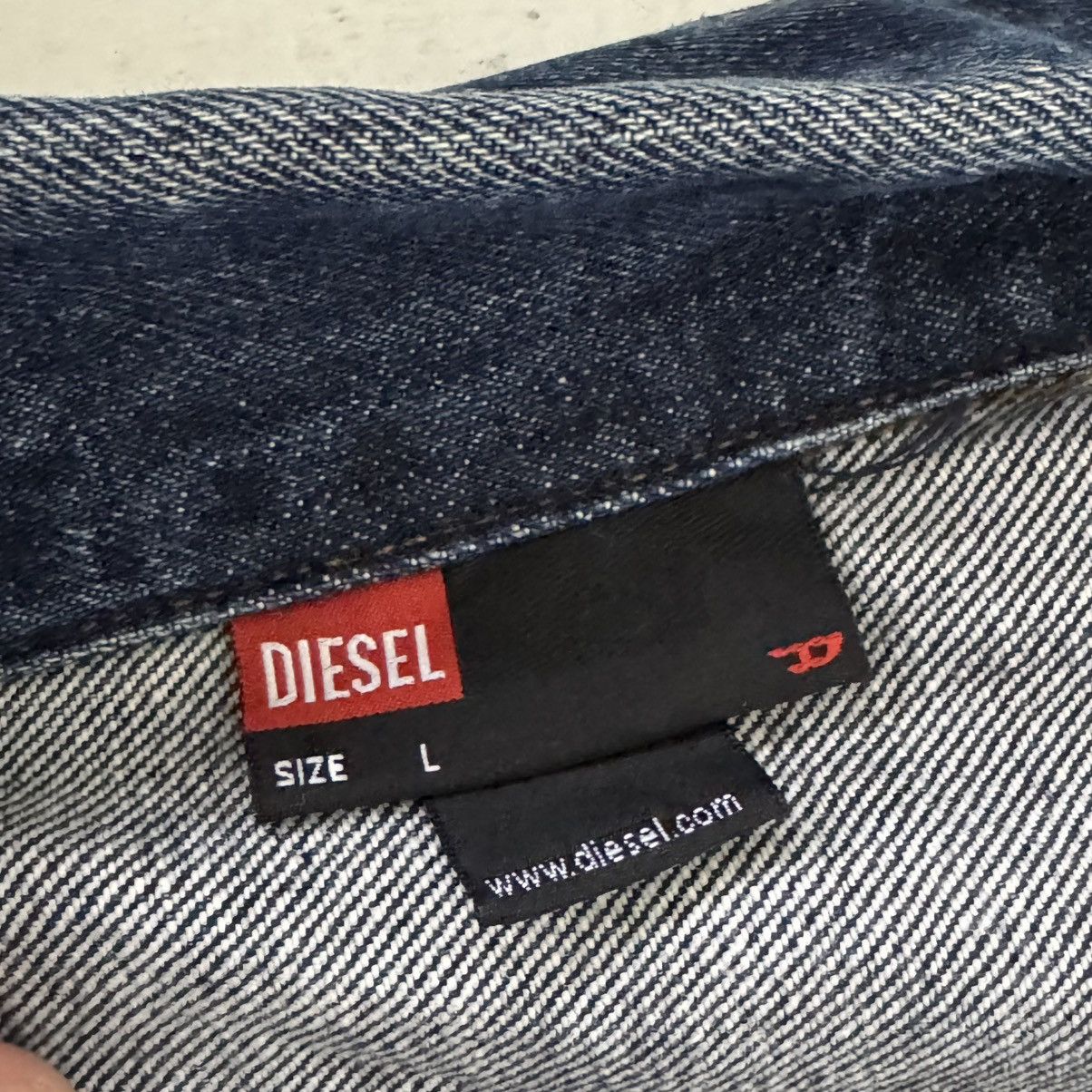 Diesel Vintage Diesel Avant Garde Y2k Jacket denim Size L / US 10 / IT 46 - 10 Thumbnail