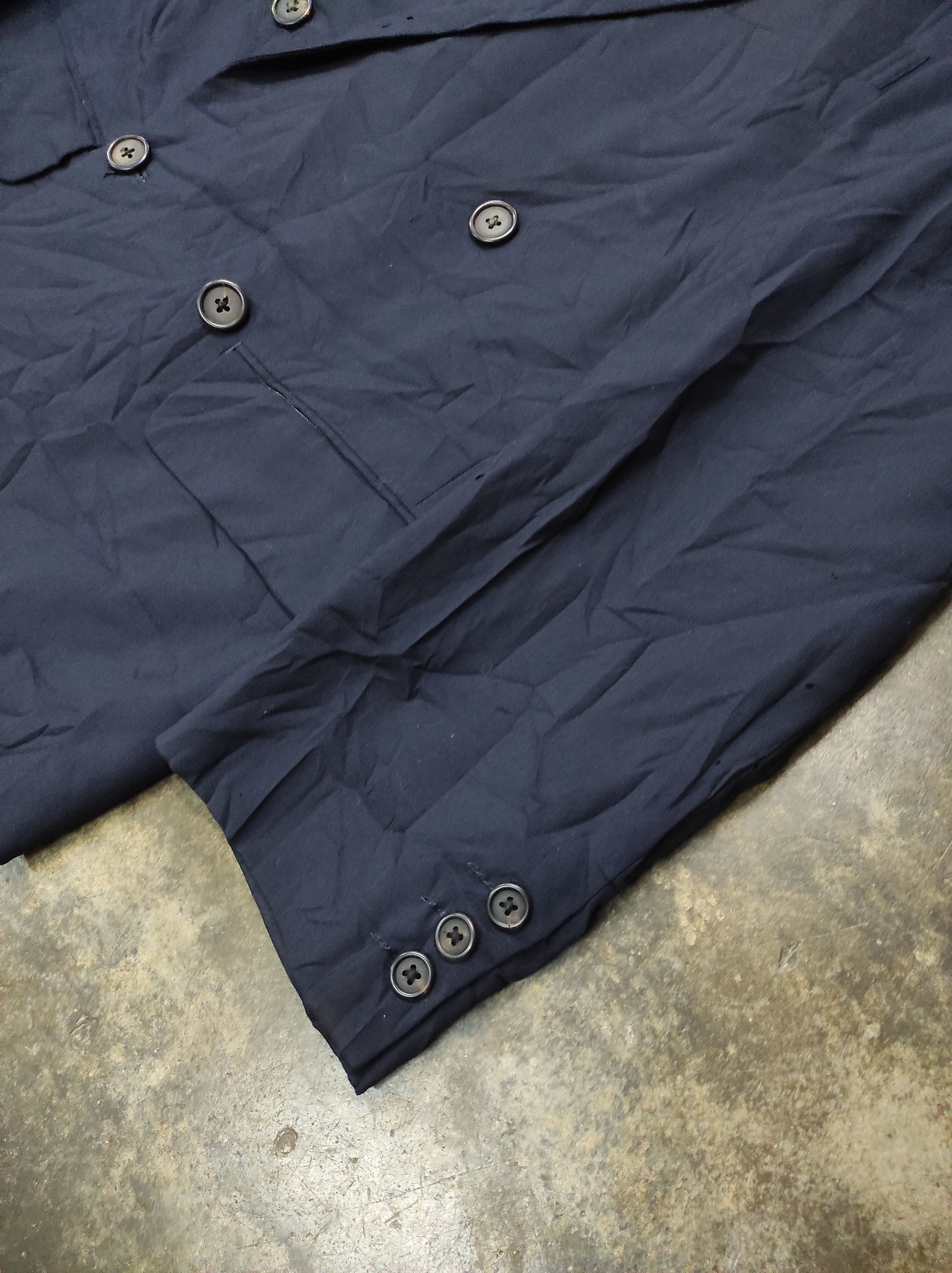 Y's for Men LQ YS FOR MEN VTG DOUBLE BREASTED BLAZER JACKET DISTRESSED Size 42R - 5 Thumbnail