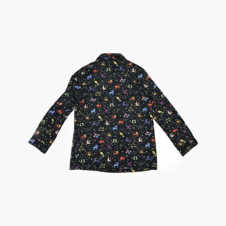 Dior Black Long Sleeve Zodiac Print Shirt 0079-2507