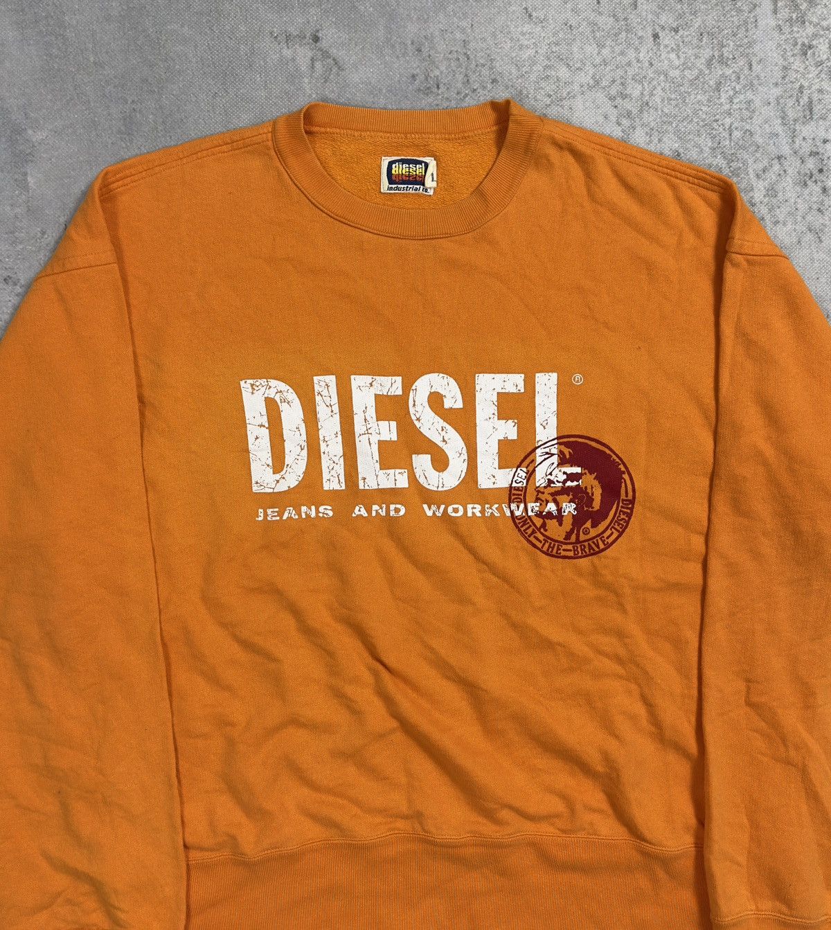 Diesel × Vintage Vintage Diesel Y2K streetwear sweatshirt Size US M / EU 48-50 / 2 - 2 Thumbnail