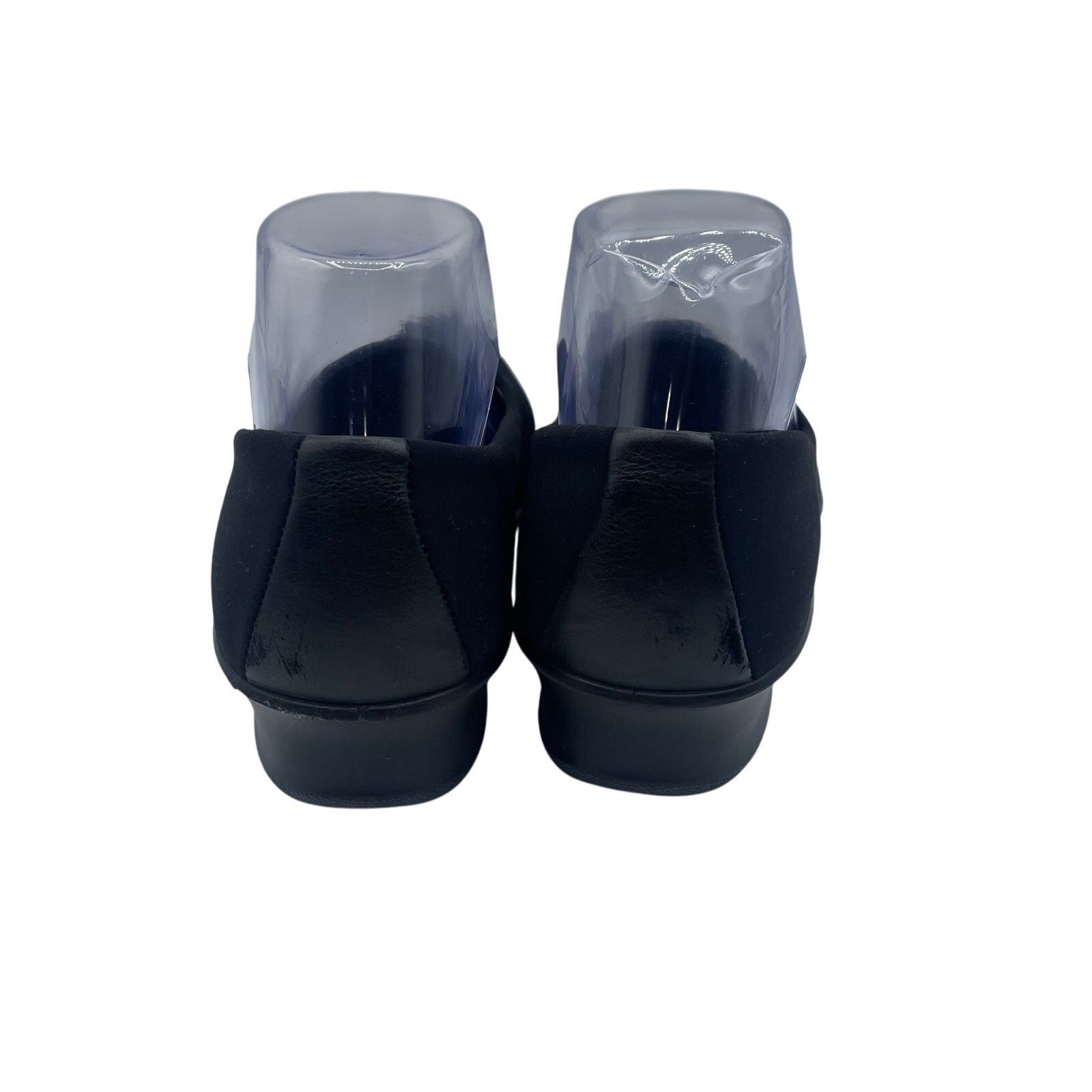 Ecco ECCO Felicia Leather Stretch Slip On Loafers Wedge Black 37 Size US 6.5 / IT 36.5 - 4 Thumbnail