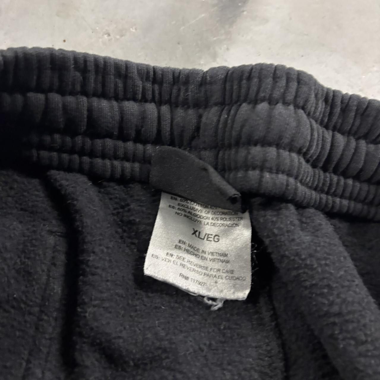 Vintage Crazy Vintage Y2K/2000s Baggy Faded Black Streetwear Skater Sweatpants! Fits L Size US 36 / EU 52 - 8 Thumbnail