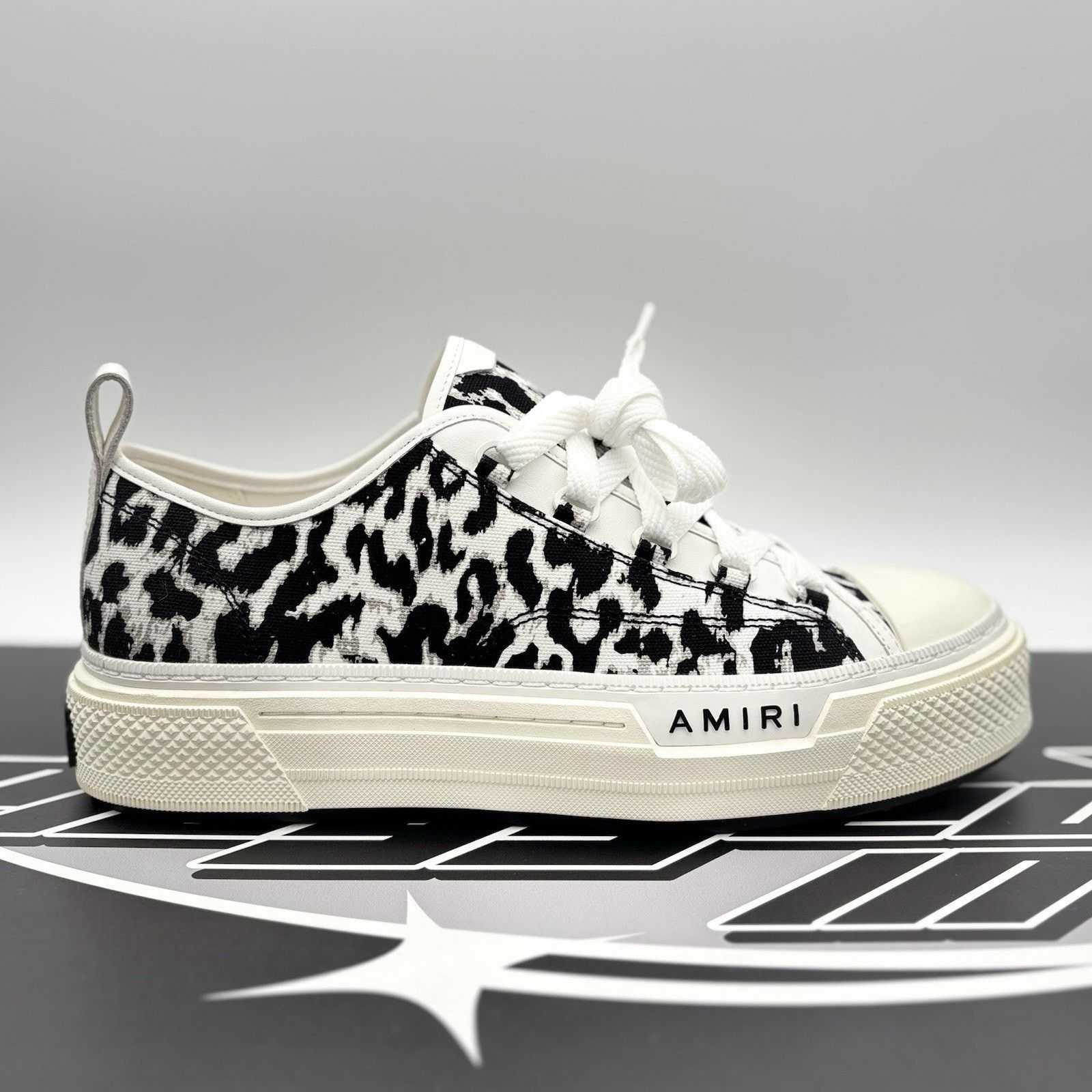 Amiri Amiri Court Low ' White Leopard ' | EXCELLENT CONDITION! Size US 10 / EU 43 - 2 Thumbnail
