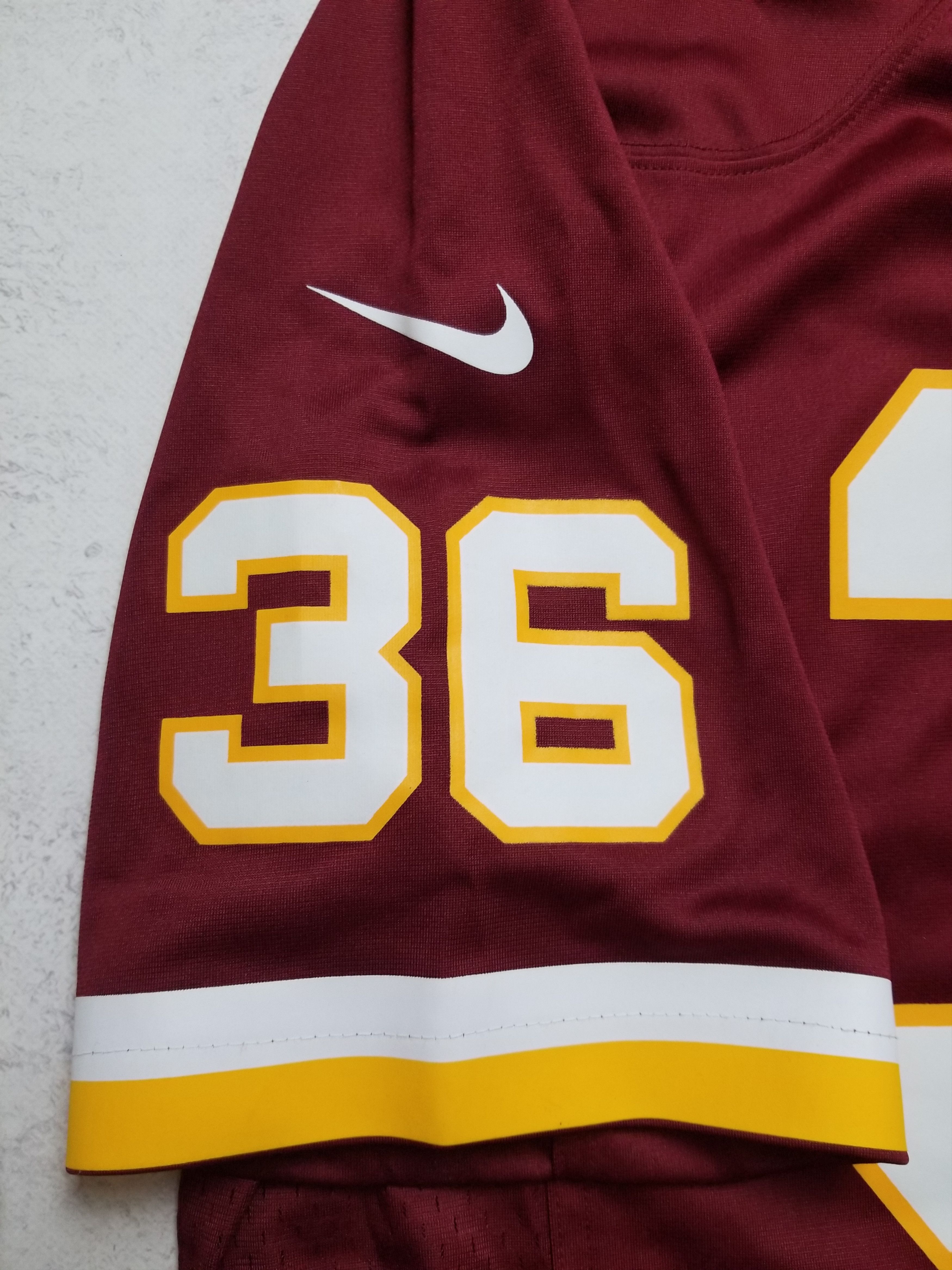 Nike Nike Washington Redskins Swearinger #36 Burgundy NFL Jersey Size US XL / EU 56 / 4 - 10 Thumbnail
