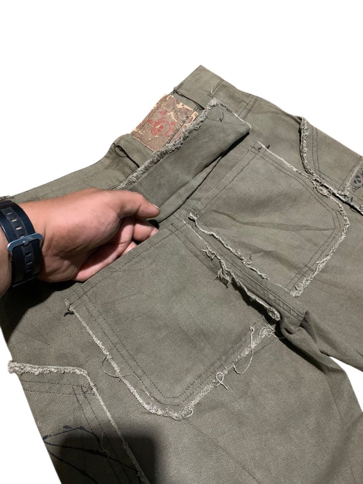 If Six Was Nine Vintage Gaibatou japan skull dragon fatigue monkey pants Size US 28 / EU 44 - 7 Thumbnail
