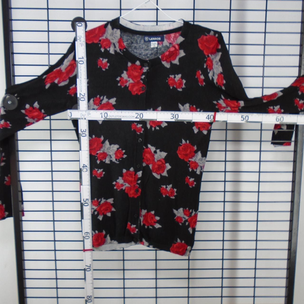 Vintage Women's Sweater Lerros. Black. M. Used. Very good Size M / US 6-8 / IT 42-44 - 7 Thumbnail