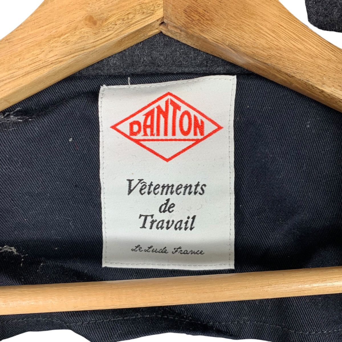 Danton × Vintage Vintage DANTON Vetements de Travail France Wool Coat Jacket Size US S / EU 44-46 / 1 - 8 Thumbnail