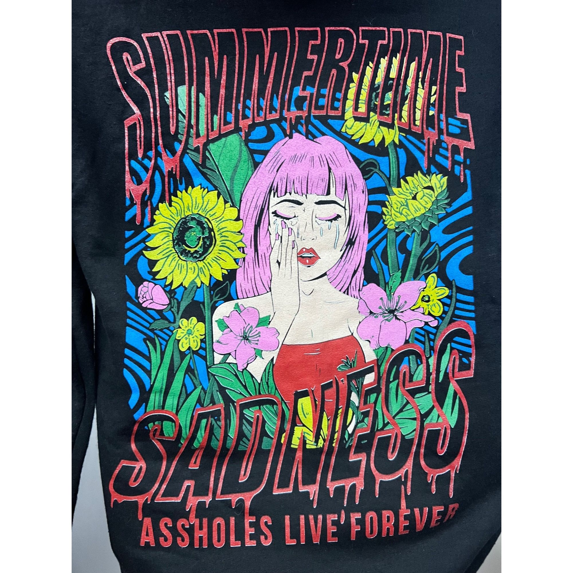 Other Assholes*s Live Forever Mens Black Pullover Graphic Hoodie S Size US S / EU 44-46 / 1 - 5 Thumbnail