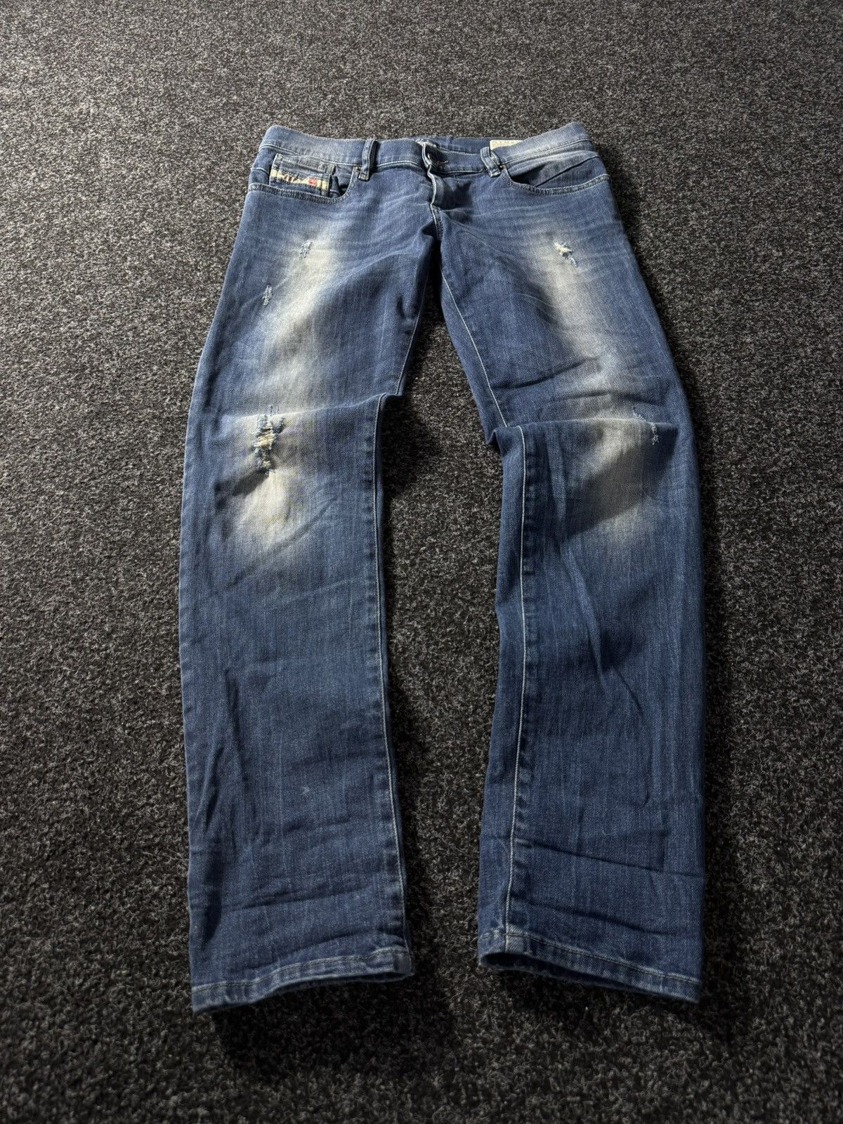 Diesel × If Six Was Nine × Vintage Vintage Diesel Industry Distressed Jeans skinny denim pants Size 29" - 1 Thumbnail