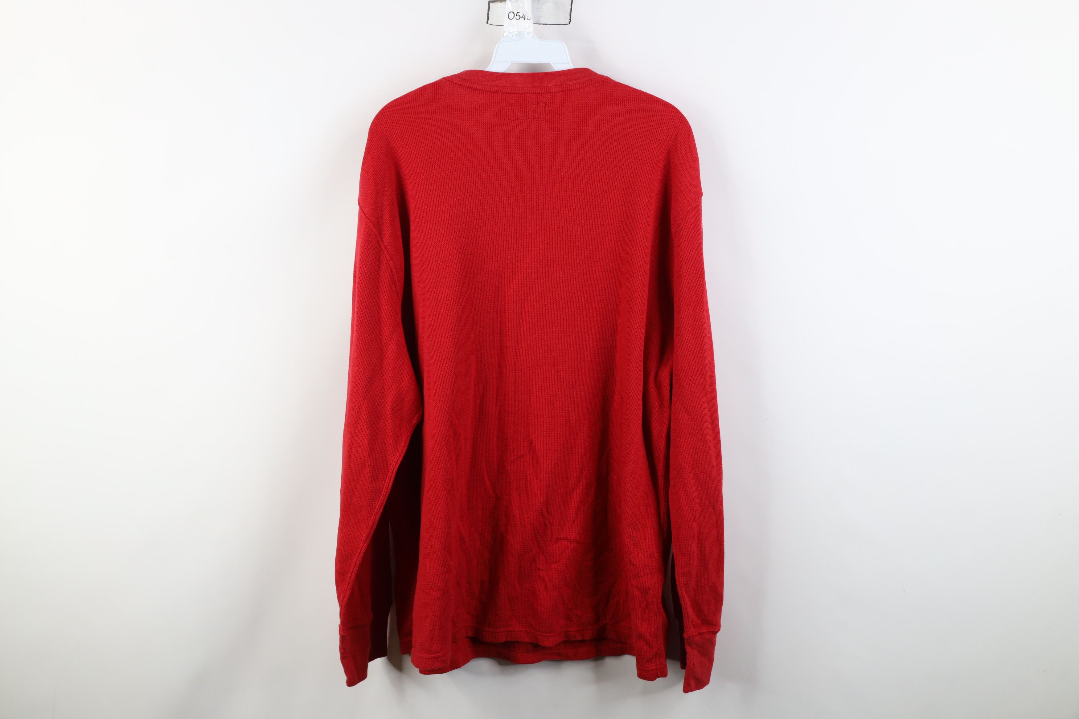 Polo Ralph Lauren Vintage 90s Y2K Ralph Lauren Waffle Knit Long Sleeve T-Shirt Size US XXL / EU 58 / 5 - 10 Thumbnail