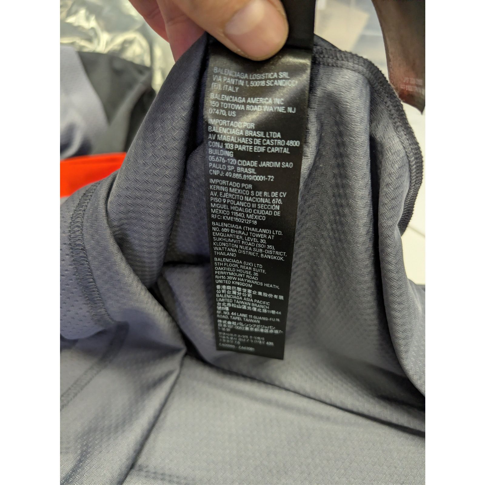 Balenciaga × Under Armour o1rshd1 Sporty Mesh UA Triple Layered T-Shirt in Castle Rock Size US L / EU 52-54 / 3 - 17 Thumbnail
