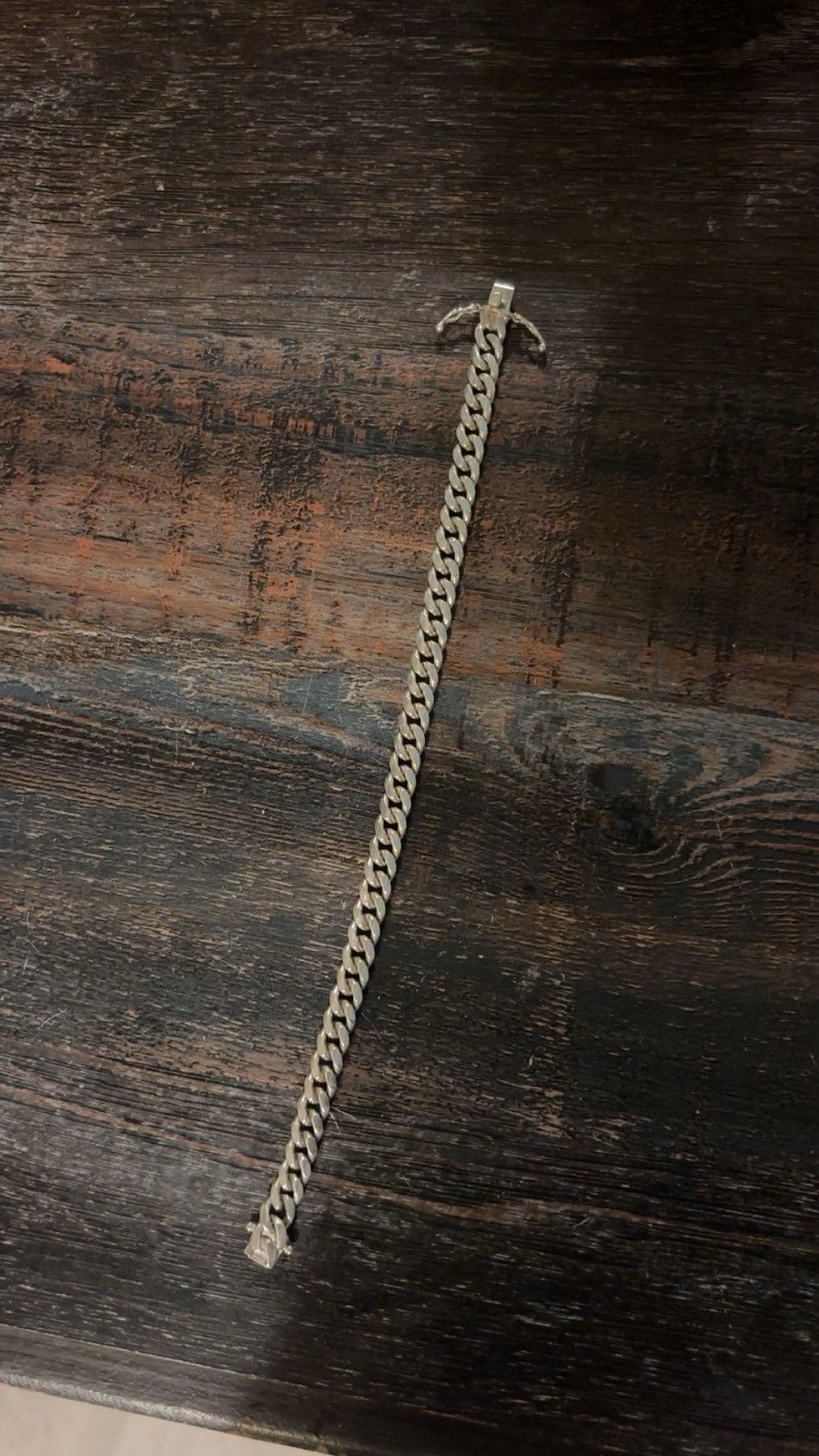 Other Miami Cuban Silver Chain Bracelet Size ONE SIZE - 2 Thumbnail
