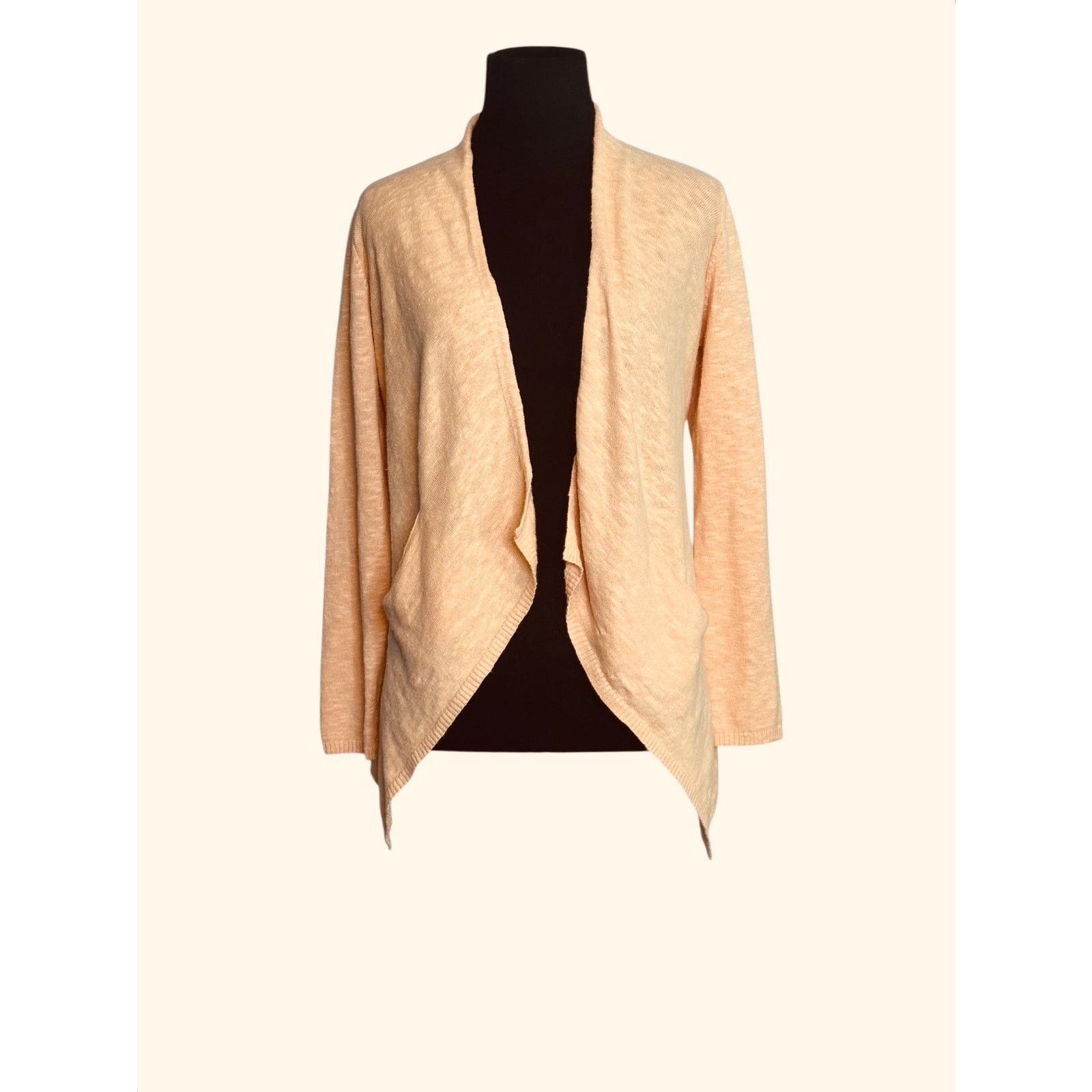 Eileen Fisher Eileen Fisher light orange open front cardigan size PS Size S / US 4 / IT 40 - 8 Thumbnail