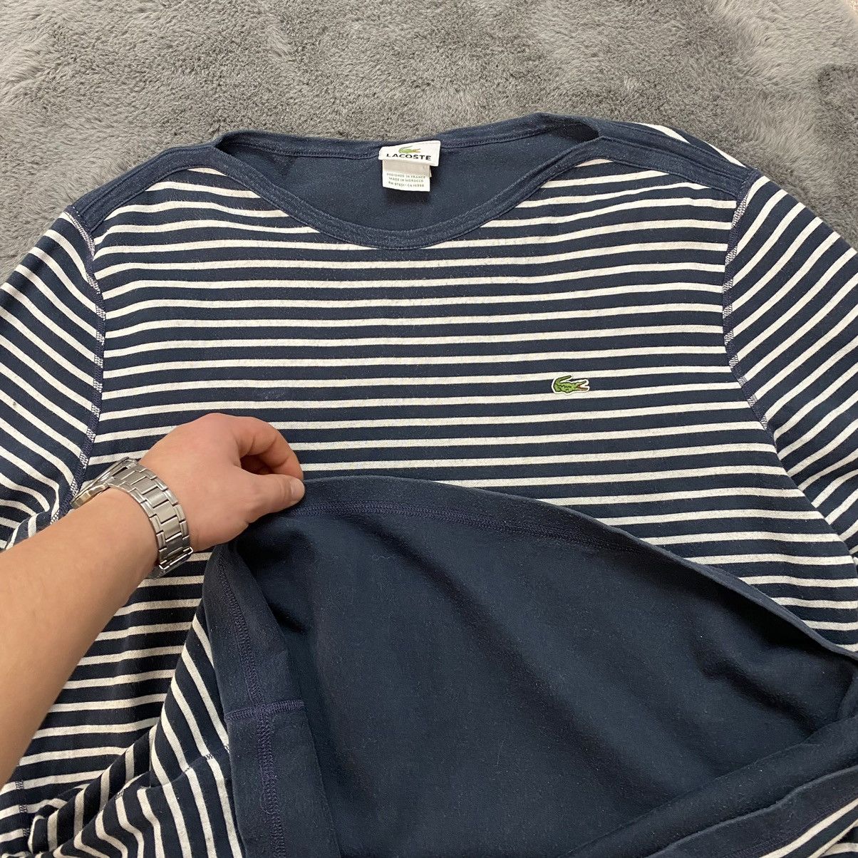 Japanese Brand × Lacoste Vintage Lacoste Sweater Striped Mini Logo Avant Garde Luxury Size US M / EU 48-50 / 2 - 14 Thumbnail