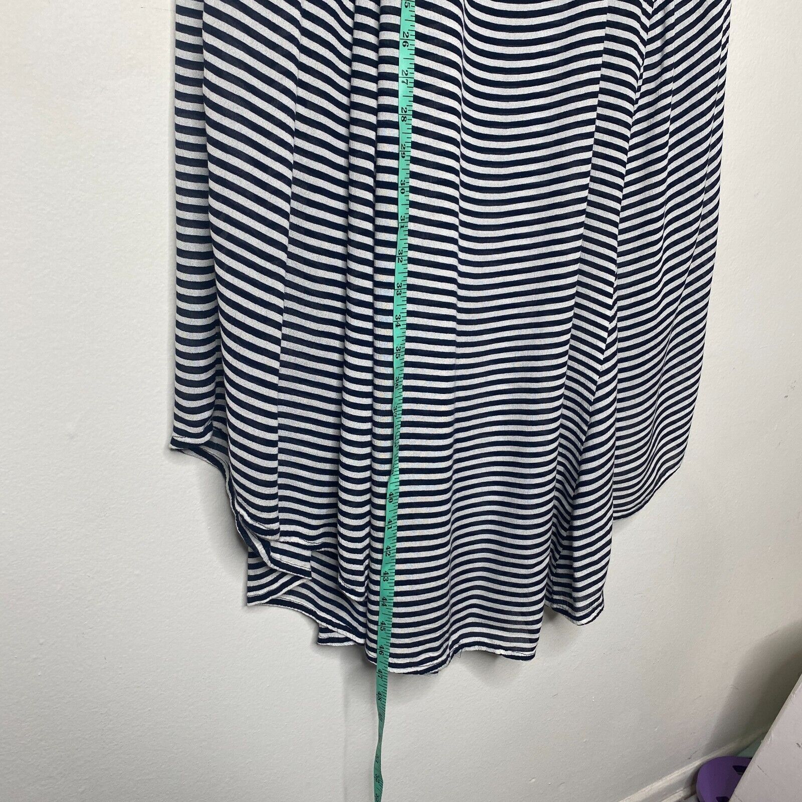Other Mudpie Navy & White Thin Striped Sleeveless Tank Dress S Size S / US 4 / IT 40 - 11 Thumbnail