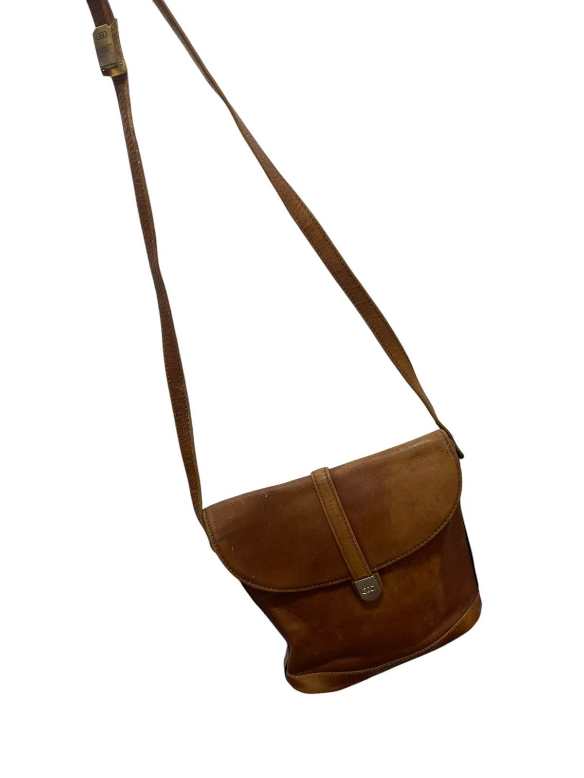 Comme des Garcons × Stussy Full Leather Vtg Pourchet Paris Cross Body Bag 9🟩 Size ONE SIZE - 4 Thumbnail