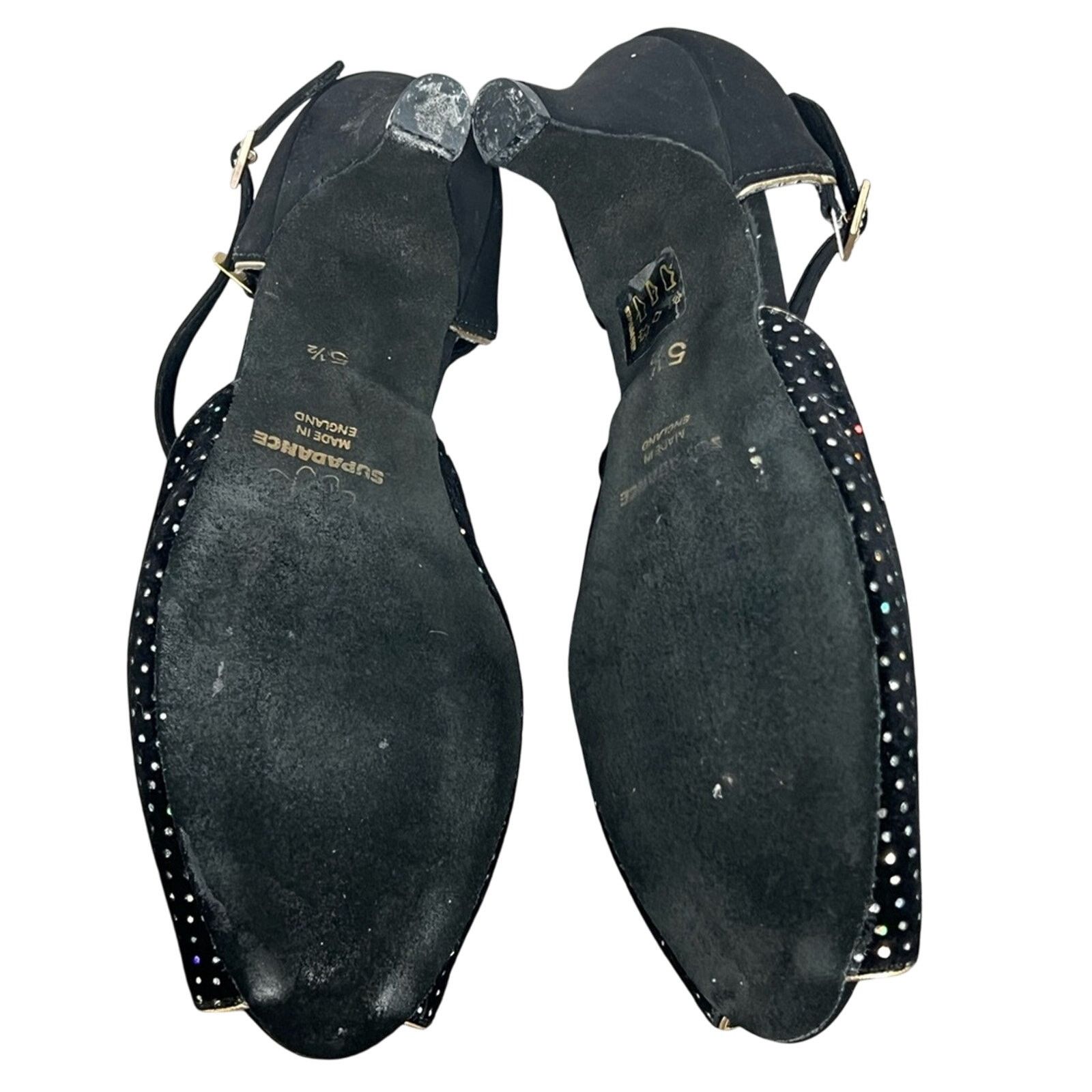 Other Supadance 1127 2.5"/3" Stiletto Women Sparkle Satin Shoes Size US 5.5 / IT 35.5 - 5 Thumbnail