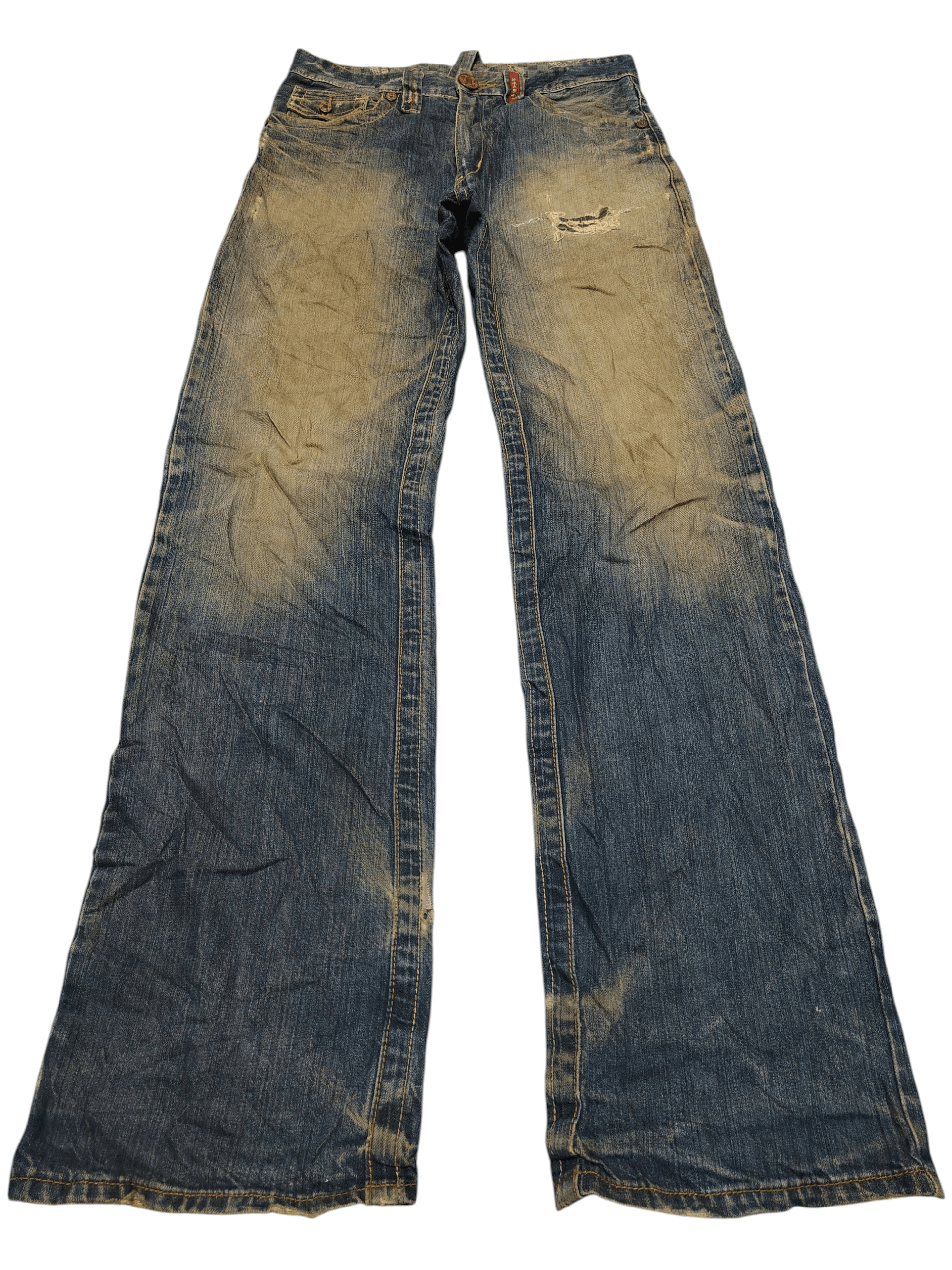 The GV Gallery Japanese Blue Way Distressed Jeans Size US 31 - 2 Thumbnail