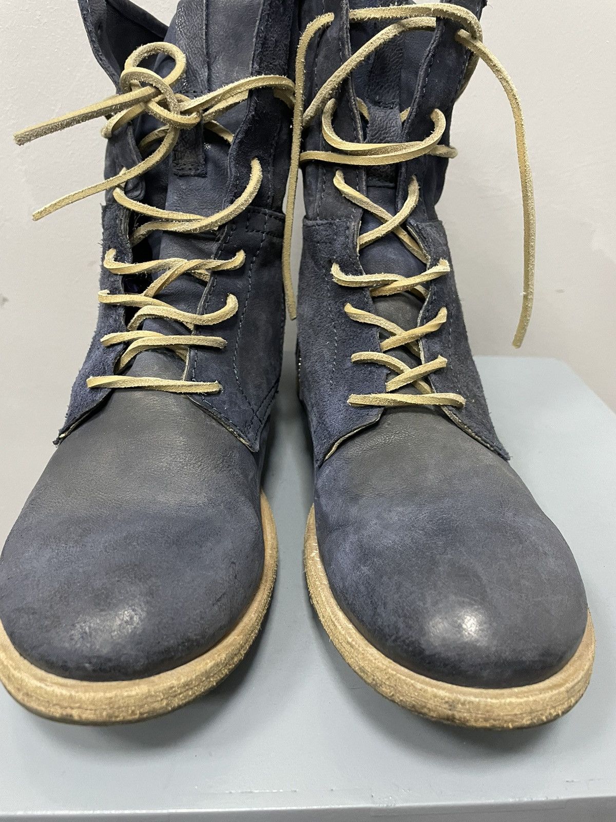 A.S.98 × Dirk Bikkembergs RARE AS 98 boots Vintage Ankle Boots Rick 1 Owens Vibe Size US 7.5 / EU 40-41 - 11 Thumbnail