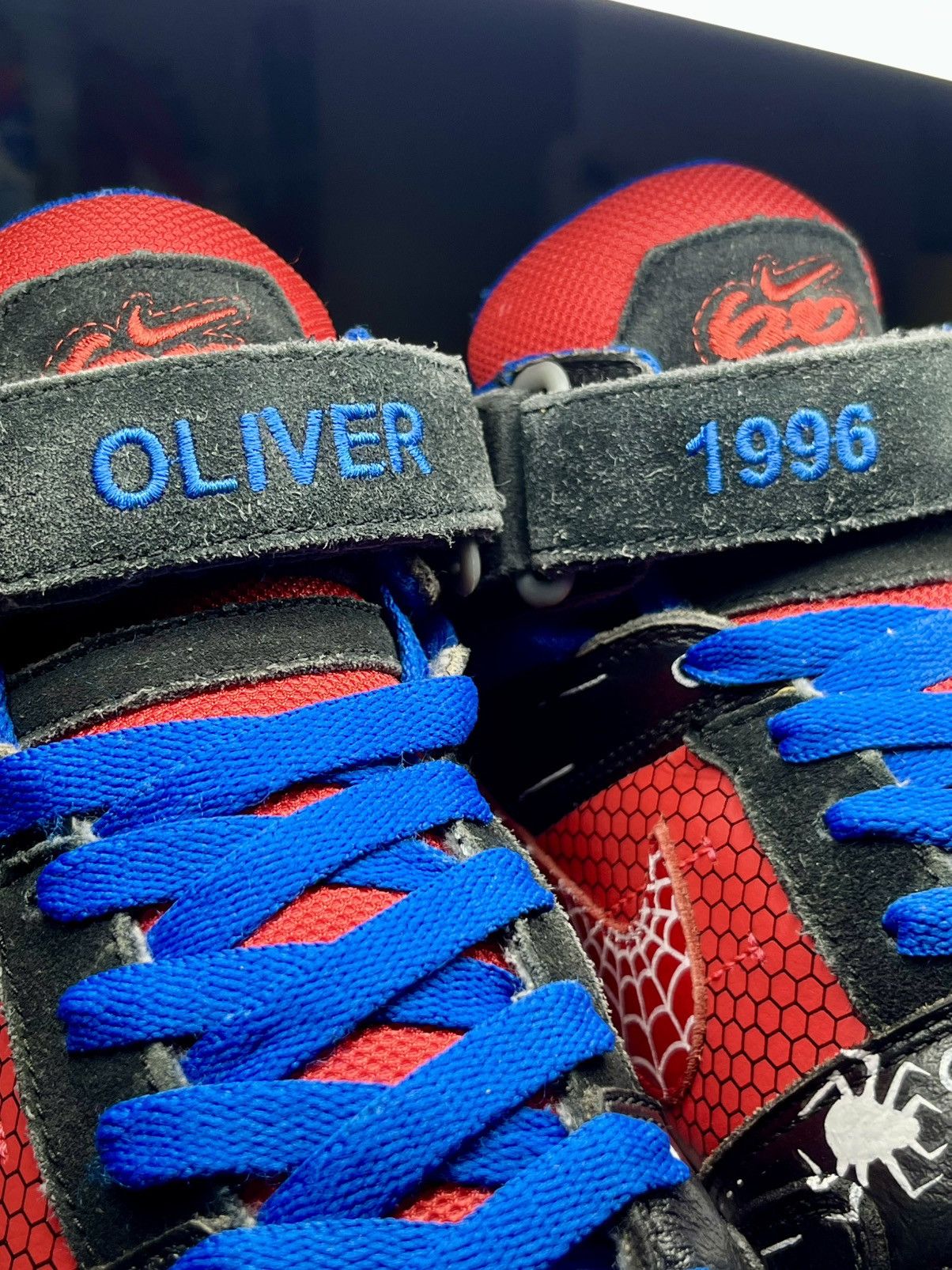 Nike 🕷️ Custom Nike SB Dunk Mid NikeiD Spider-Man Y2K Vintage EU42 Size US 8.5 / EU 41-42 - 11 Thumbnail