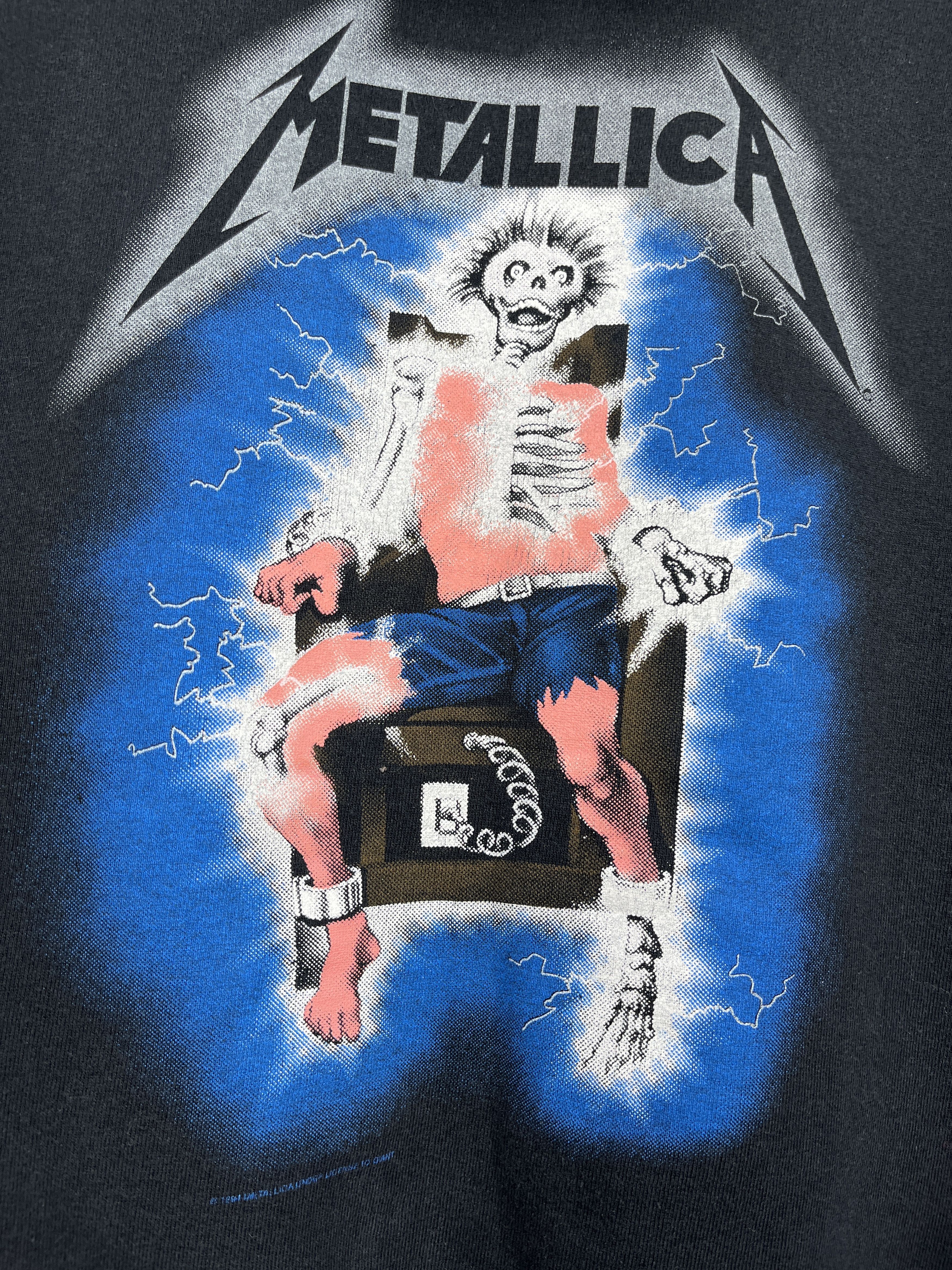 Band Tees Vintage 1994 Metallica "Ride The Lighting" Giant 90's Hoodie Size US XL / EU 56 / 4 - 5 Thumbnail