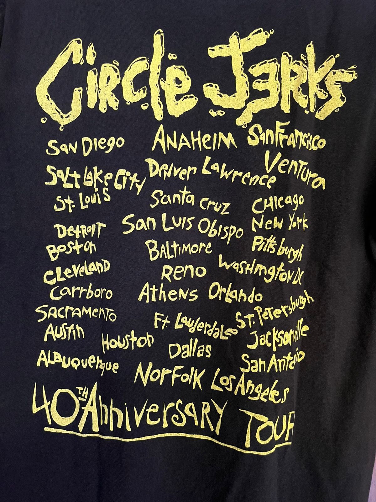 Band Tees Band Tees 40th Anniv Circle Jerks Tour 2021 tee tshirt Size US M / EU 48-50 / 2 - 4 Thumbnail